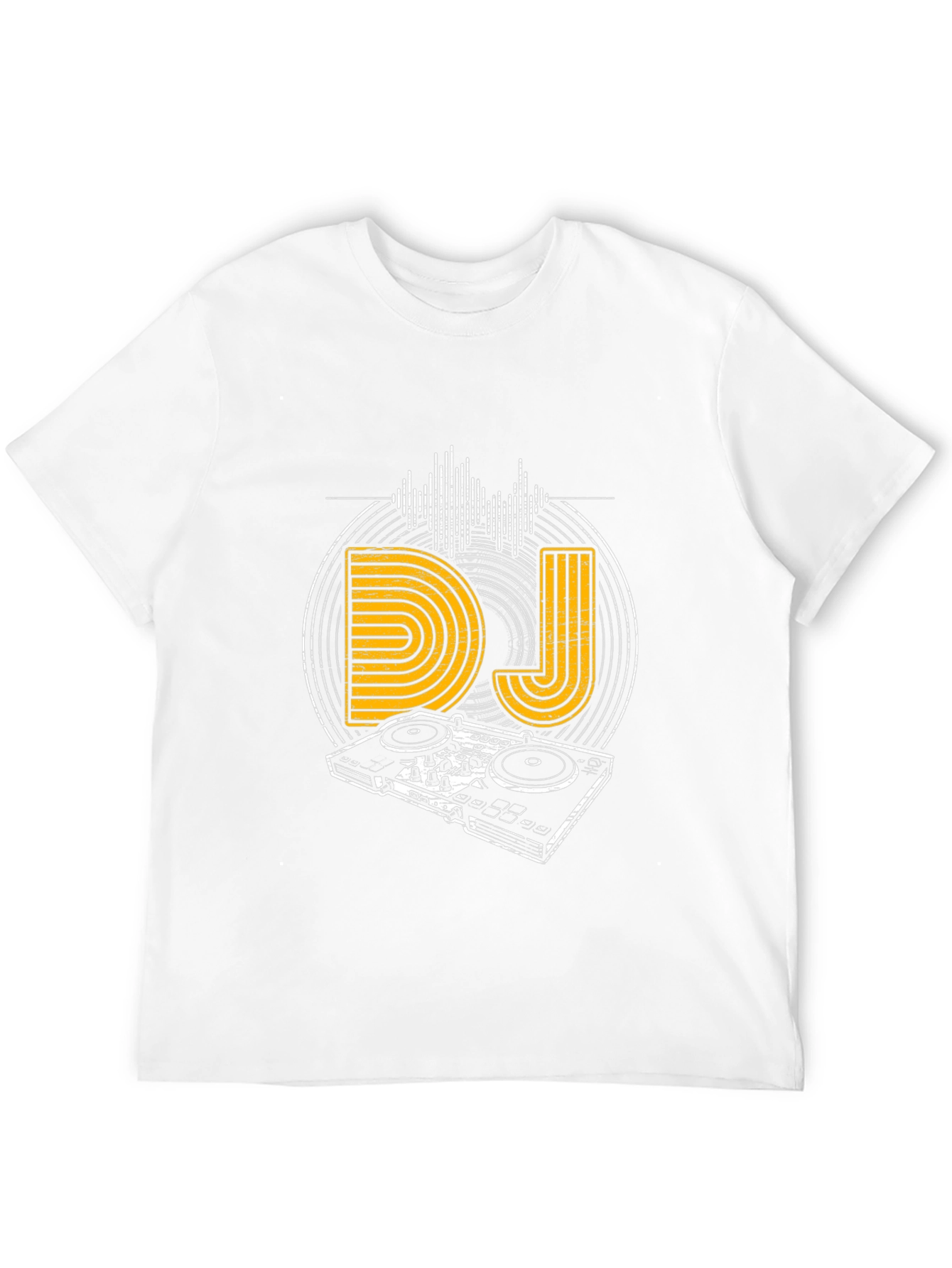 DJ Graphic Tee - Music Lovers Black T-Shirt