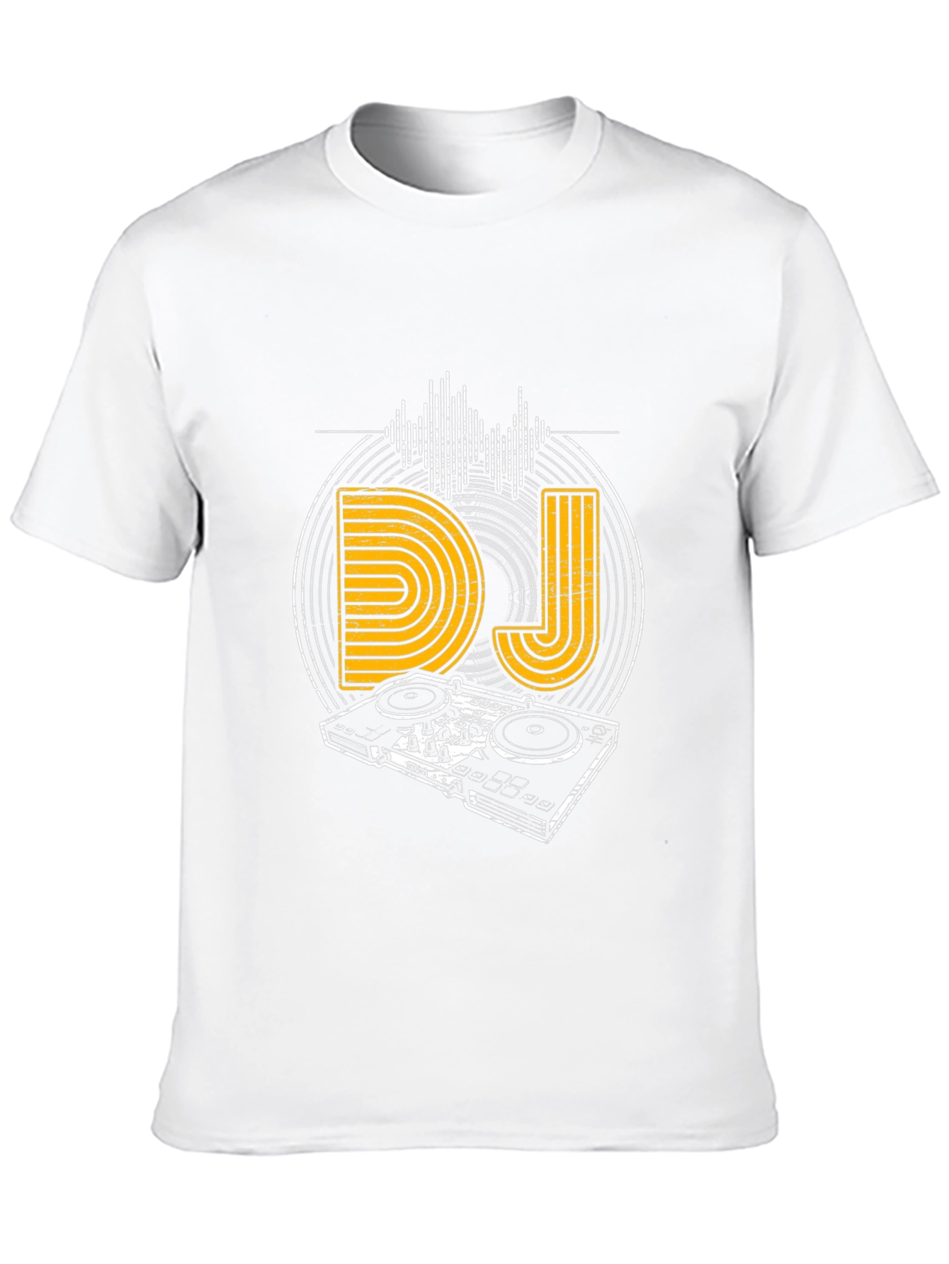 DJ Graphic Tee - Music Lovers Black T-Shirt