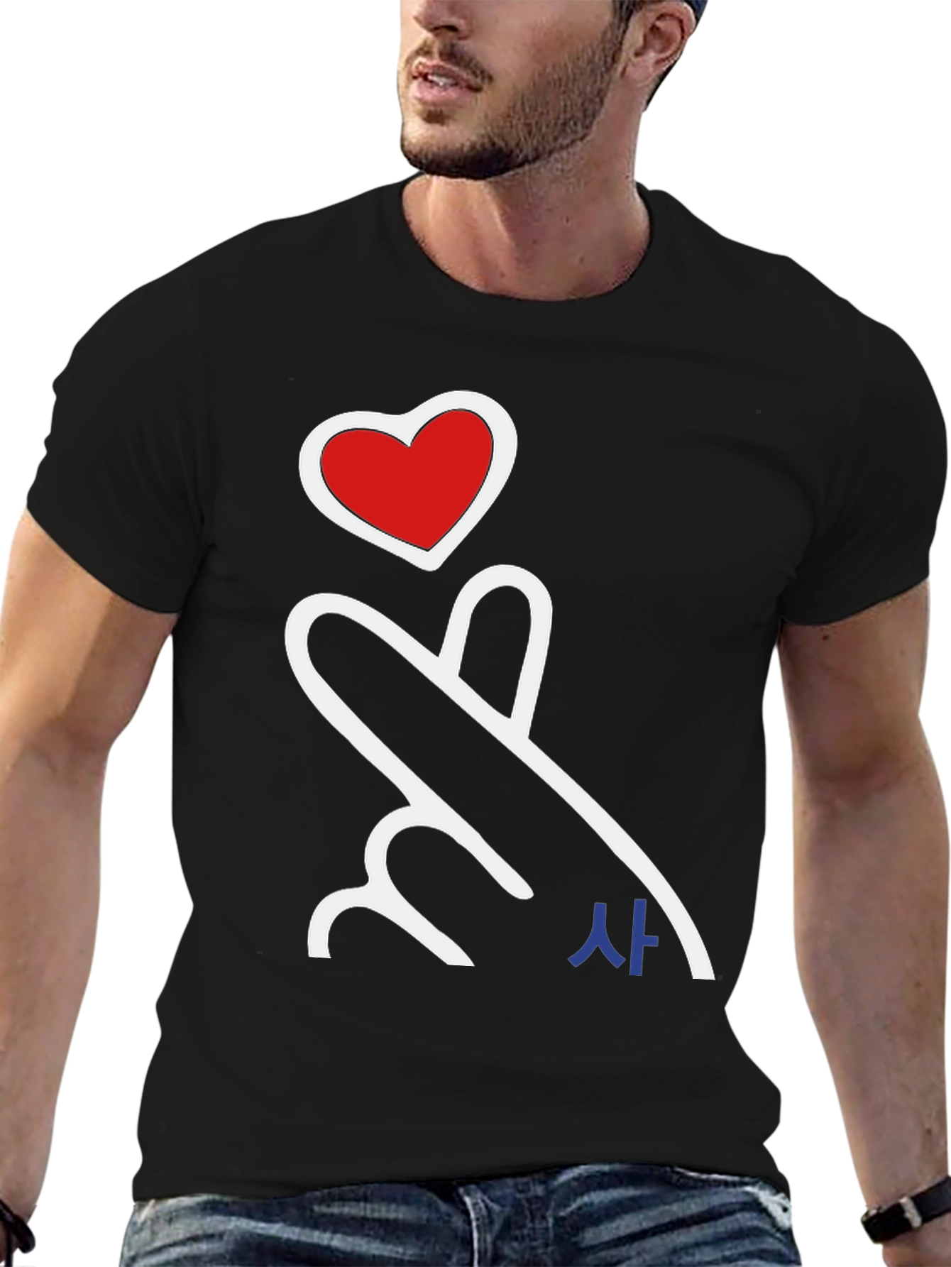 Love Sign Black T-Shirt