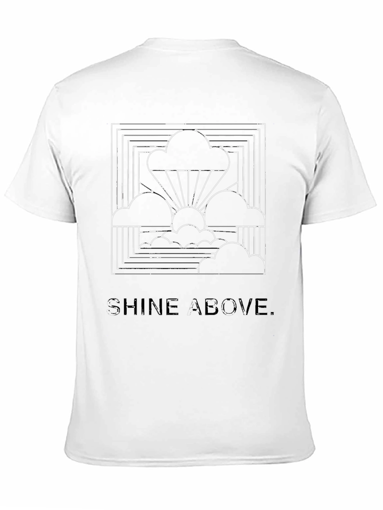 Shine Above Graphic Tee - Black