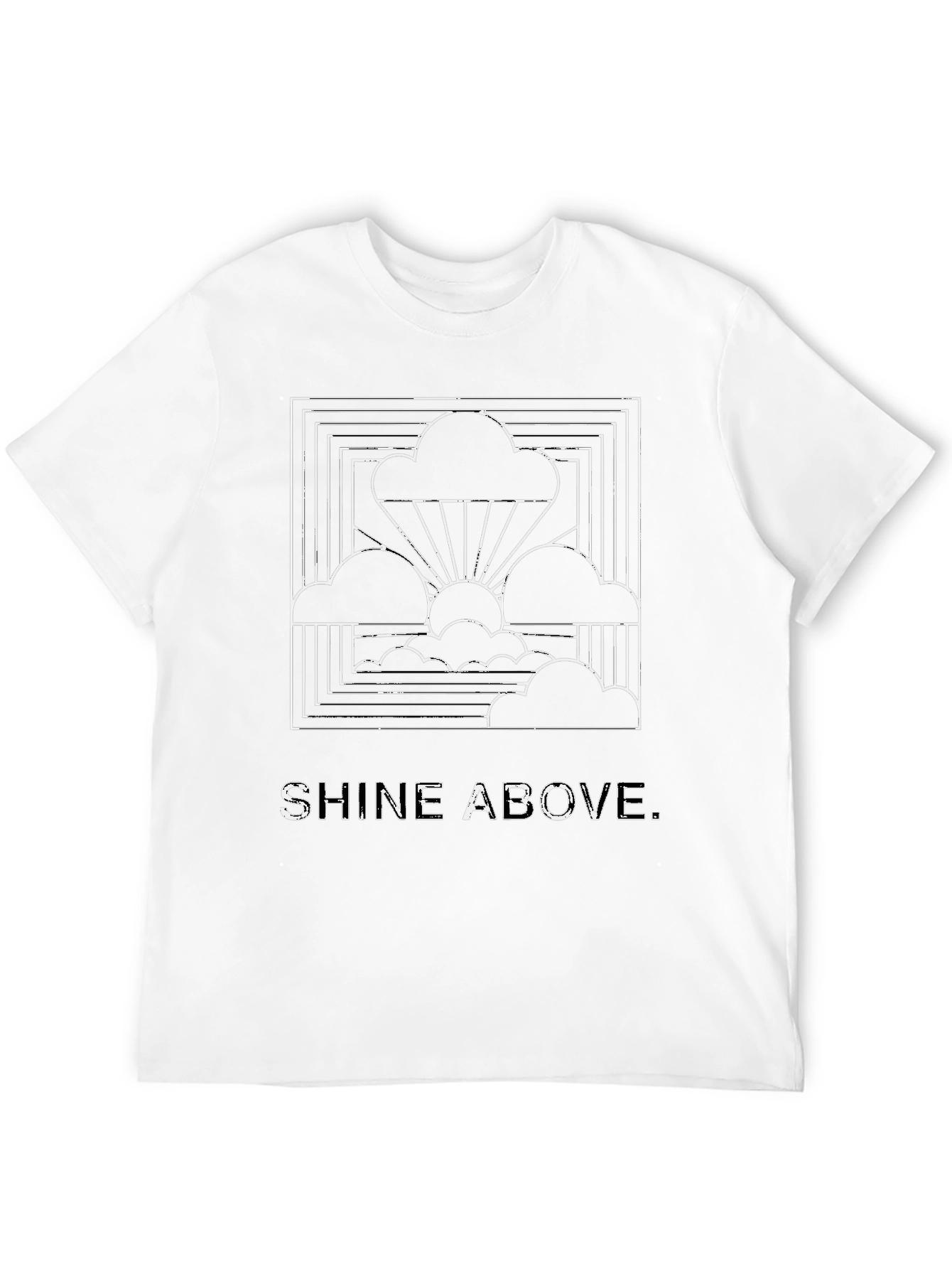 Shine Above Graphic Tee - Black
