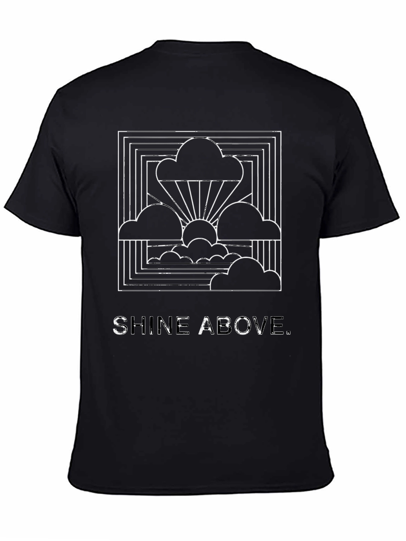 Shine Above Graphic Tee - Black