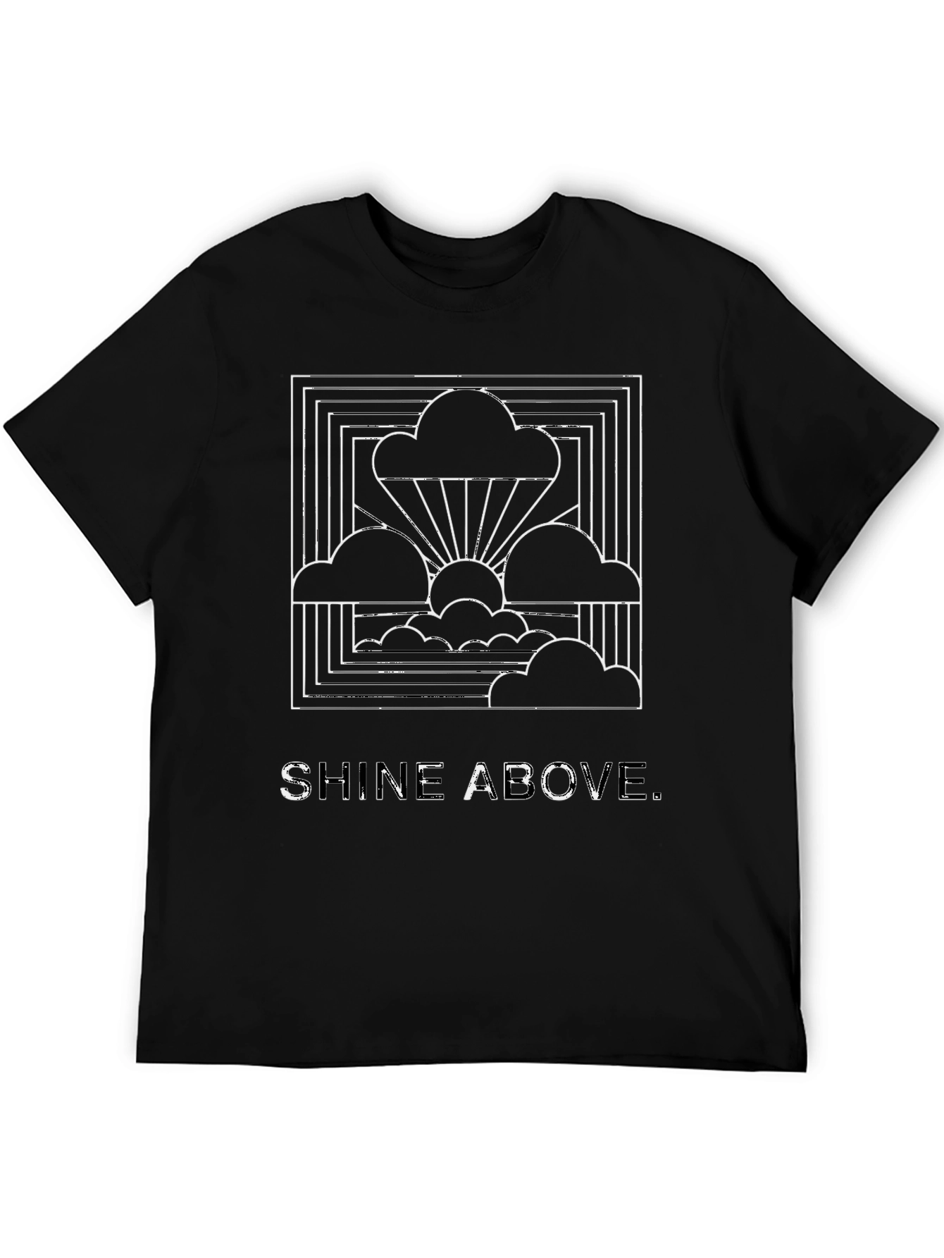 Shine Above Graphic Tee - Black