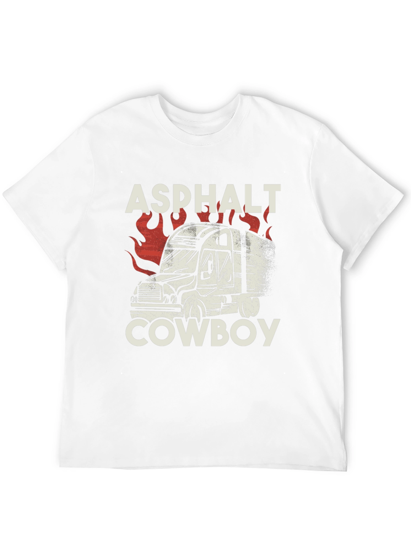 Asphalt Cowboy T-Shirt - Trucker Style