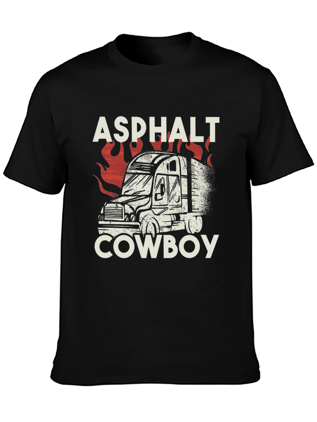 Asphalt Cowboy T-Shirt - Trucker Style
