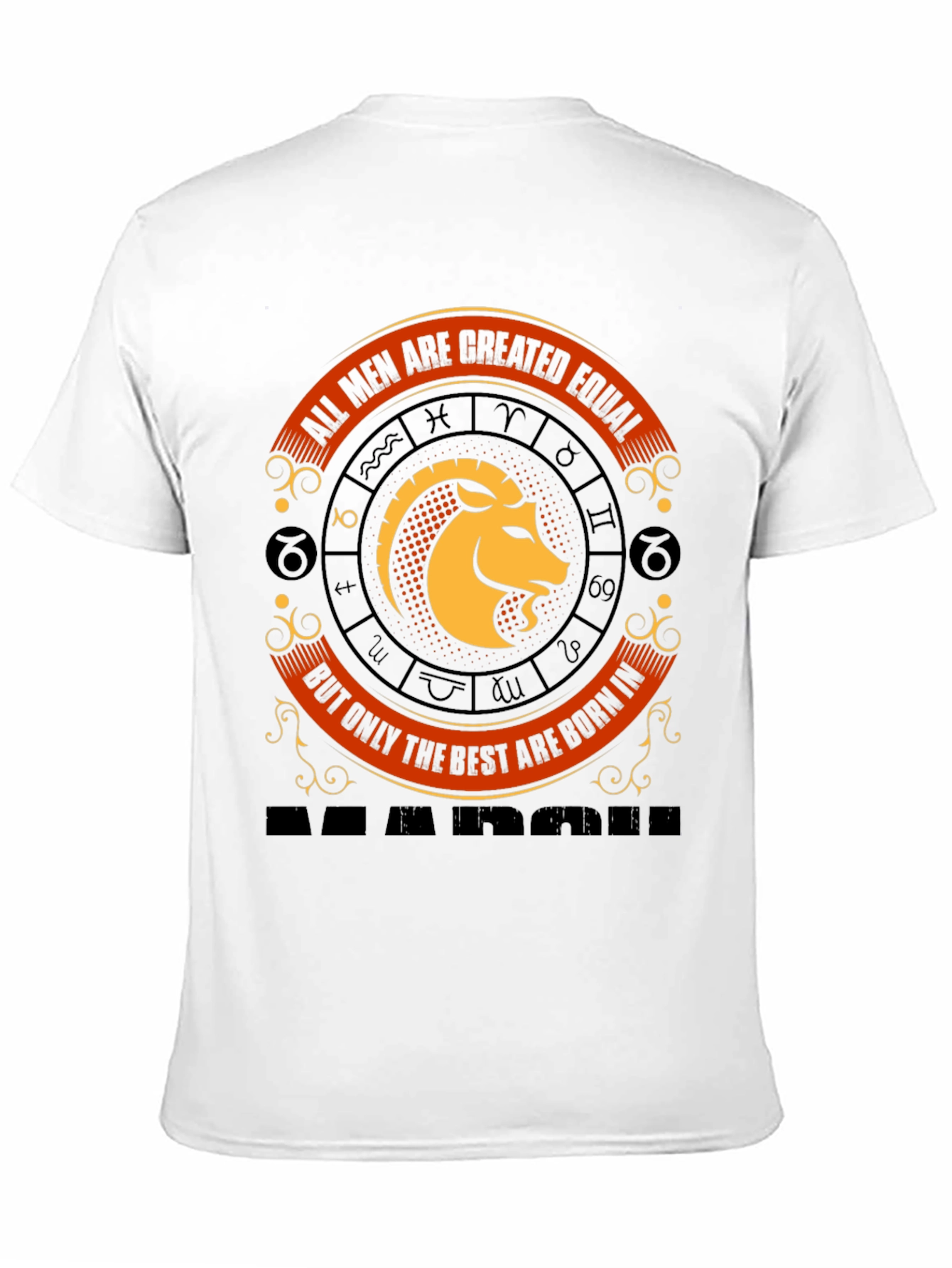 Mens Zodiac Graphic Tee - Born in March