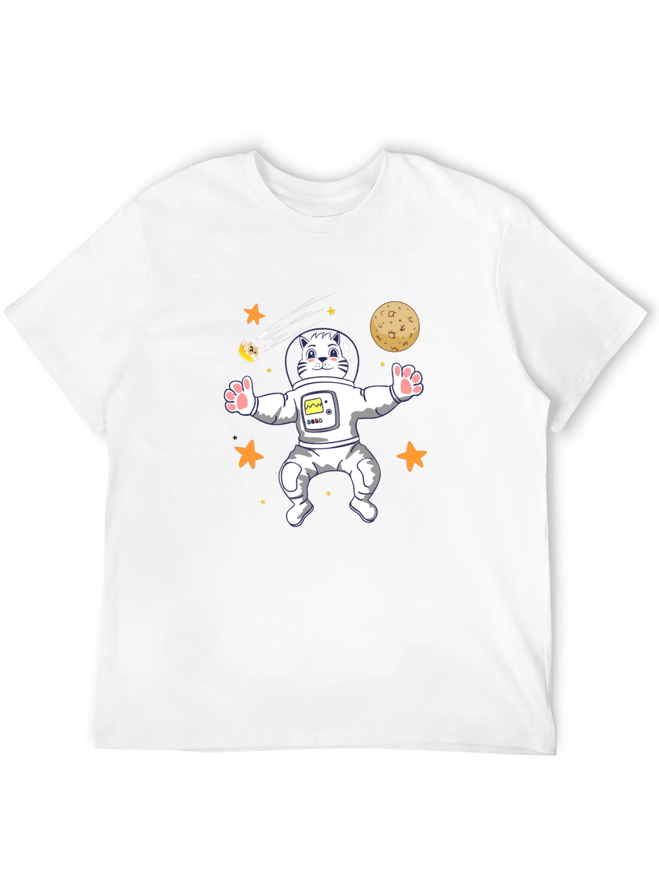 Cat Astronaut T-Shirt - Space Kitten Tee
