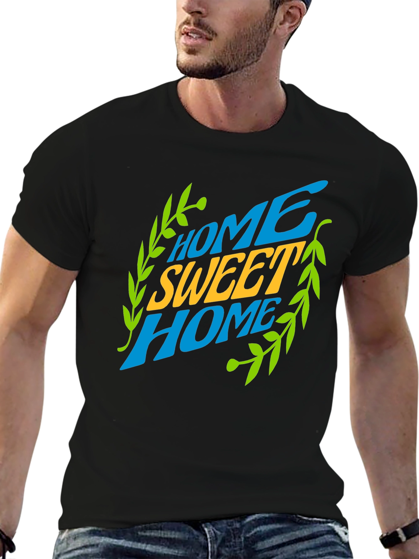 Home Sweet Home Black Tee