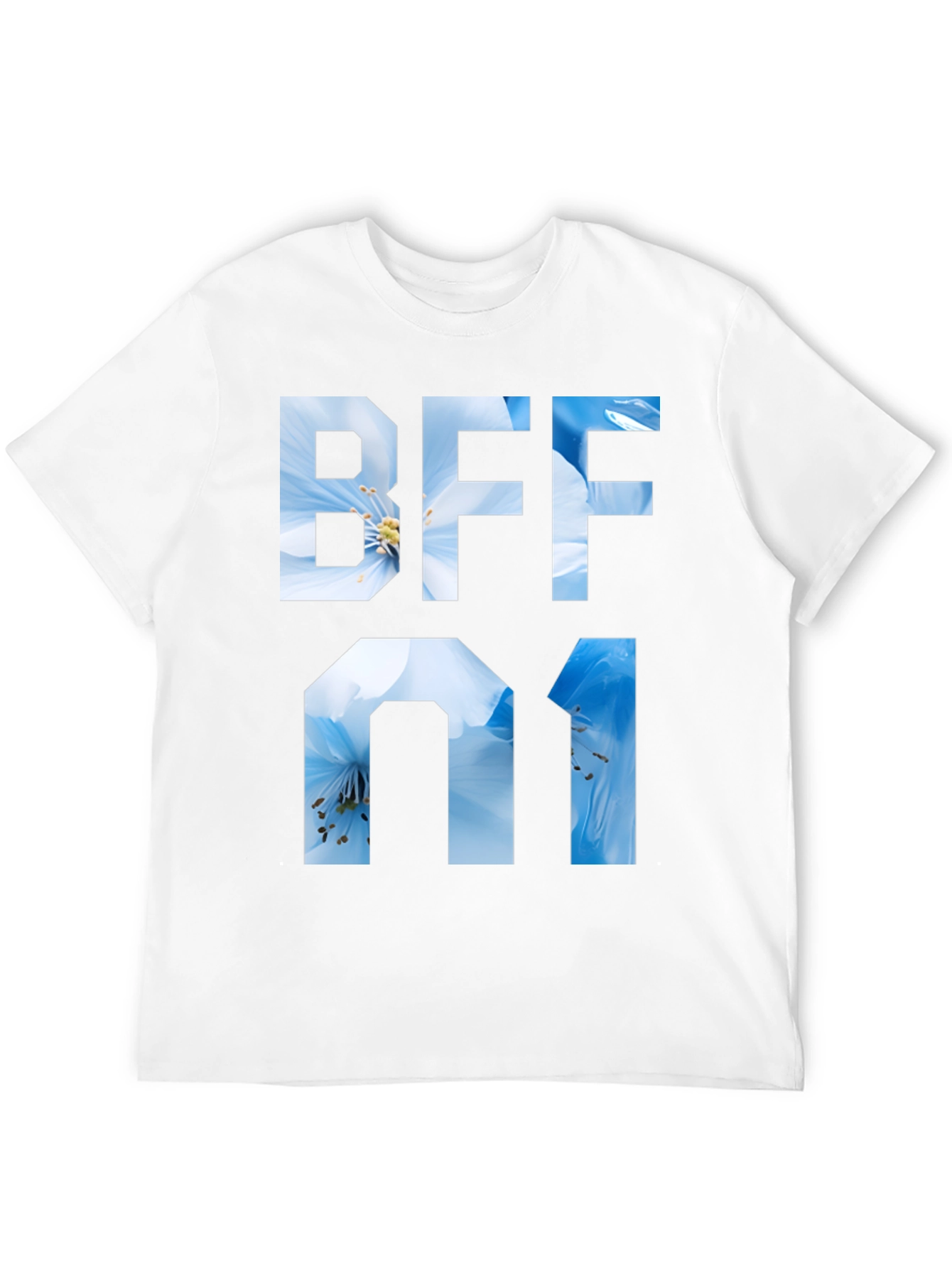 BFF 01 Floral Graphic Tee - Black