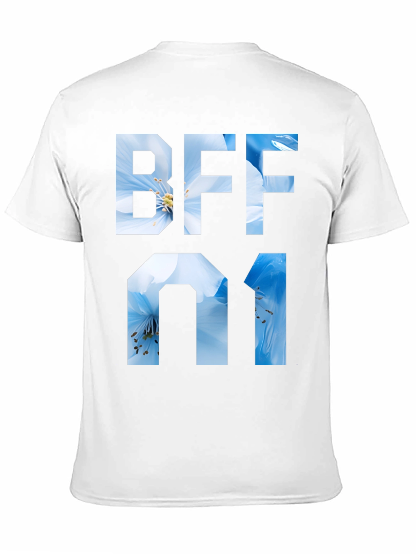 BFF 01 Floral Graphic Tee - Black