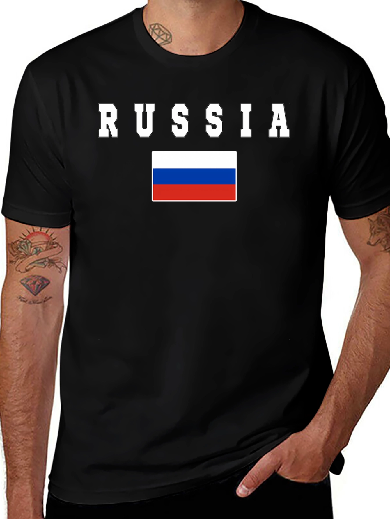 Russia Flag T-Shirt - Patriotic Pride