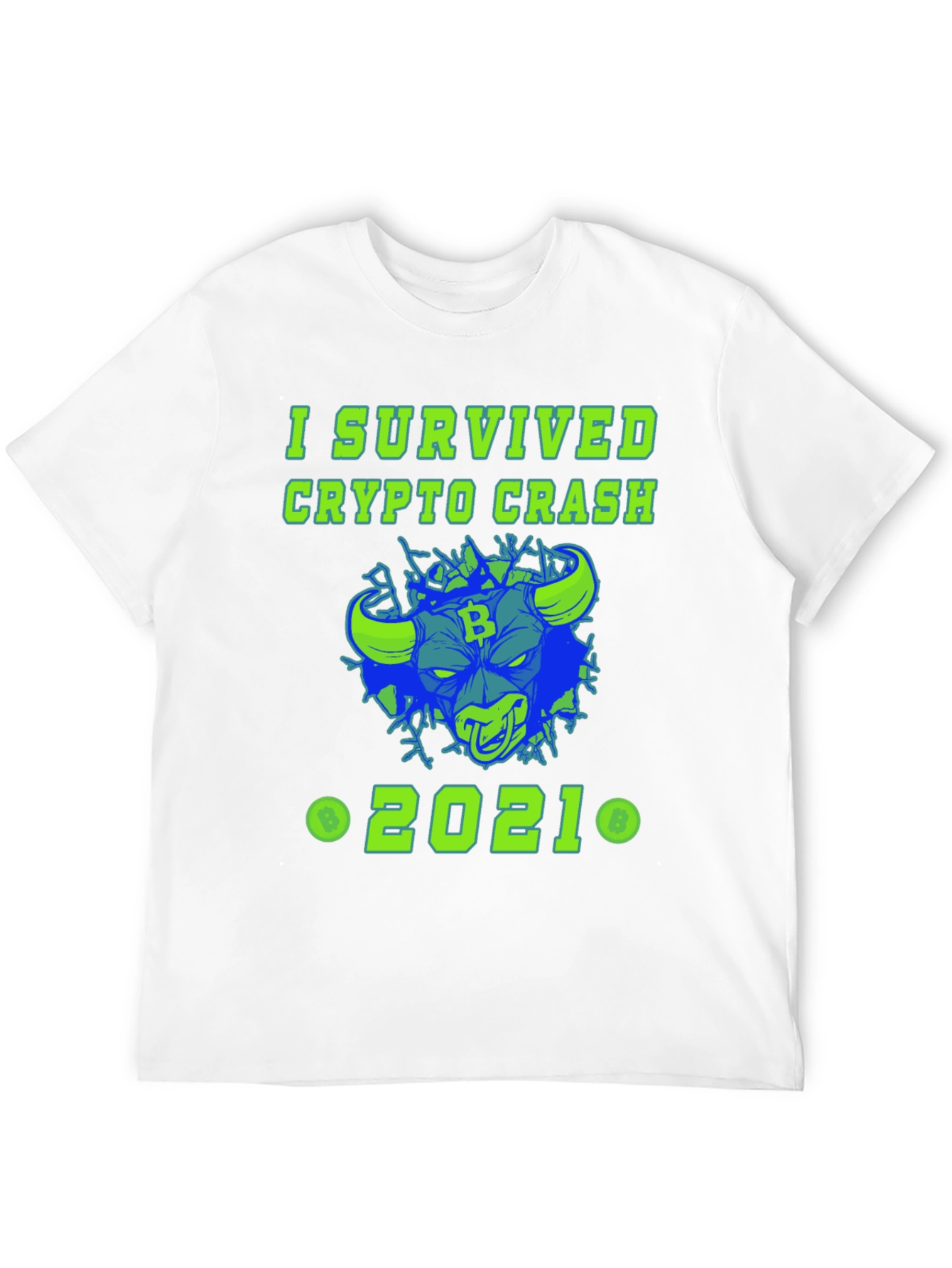 I Survived Crypto Crash 2021 Graphic Tee