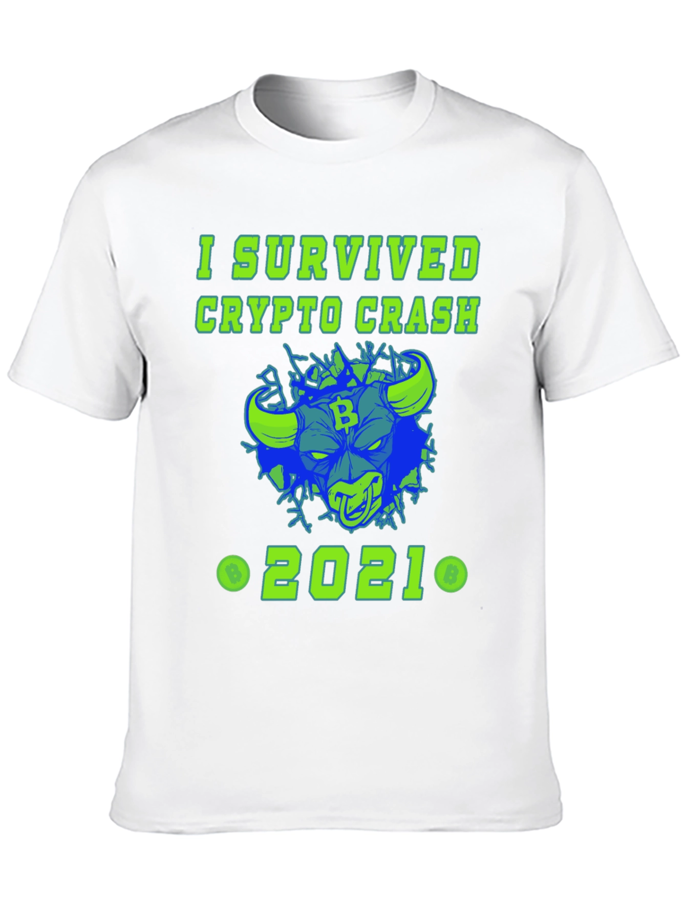 I Survived Crypto Crash 2021 Graphic Tee