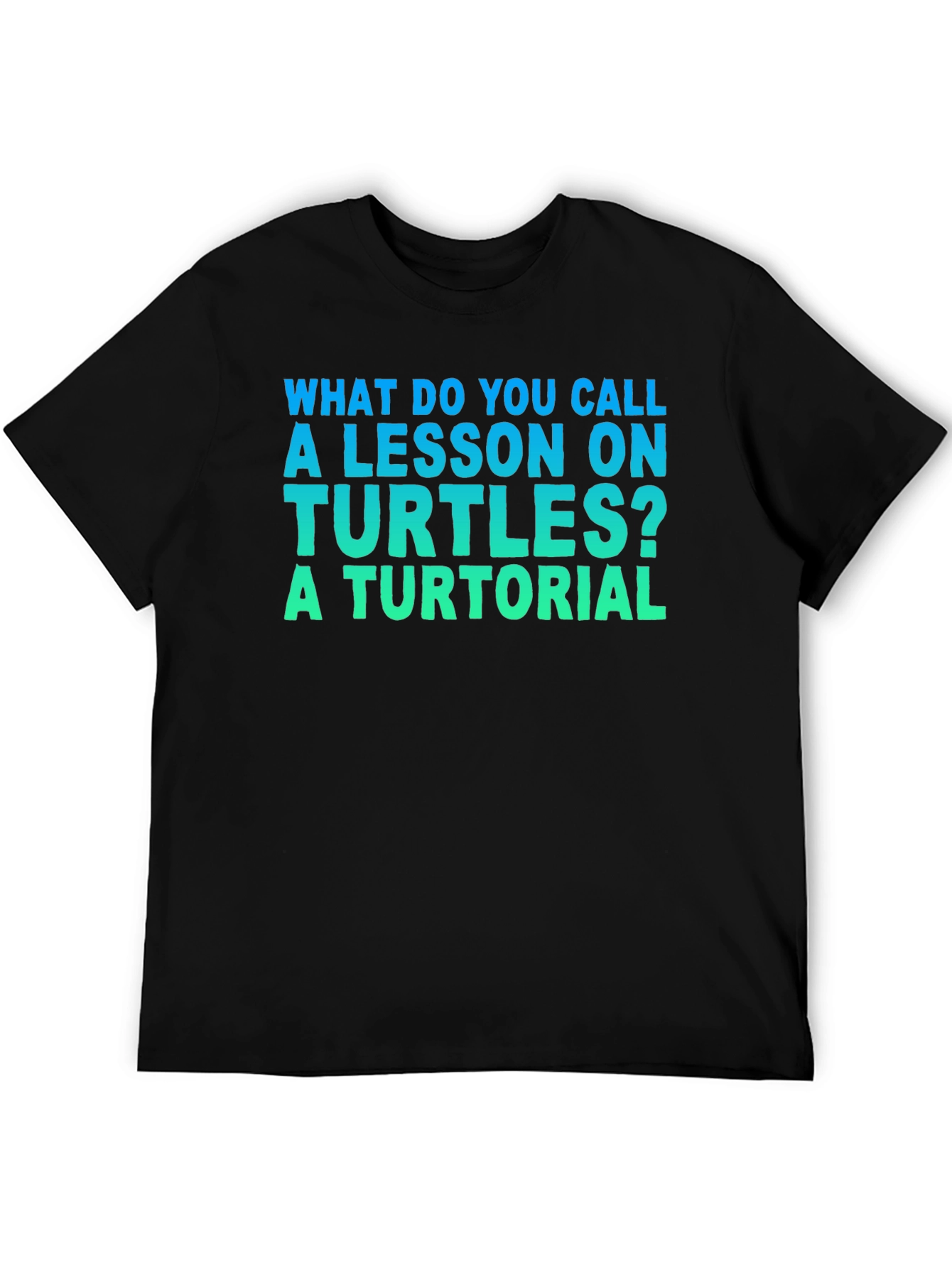 Turtle Lesson Pun T-Shirt - A Turtorial