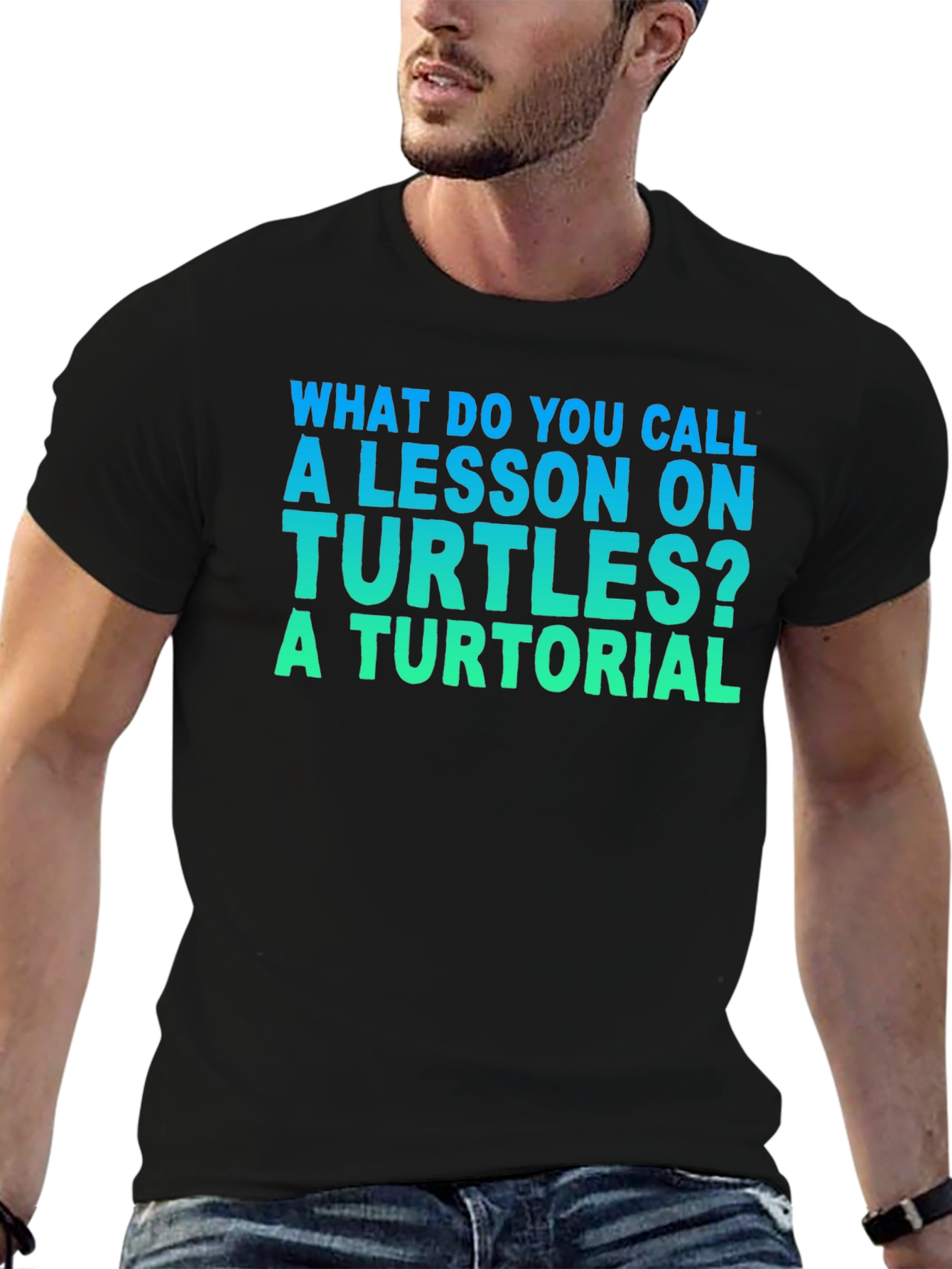 Turtle Lesson Pun T-Shirt - A Turtorial