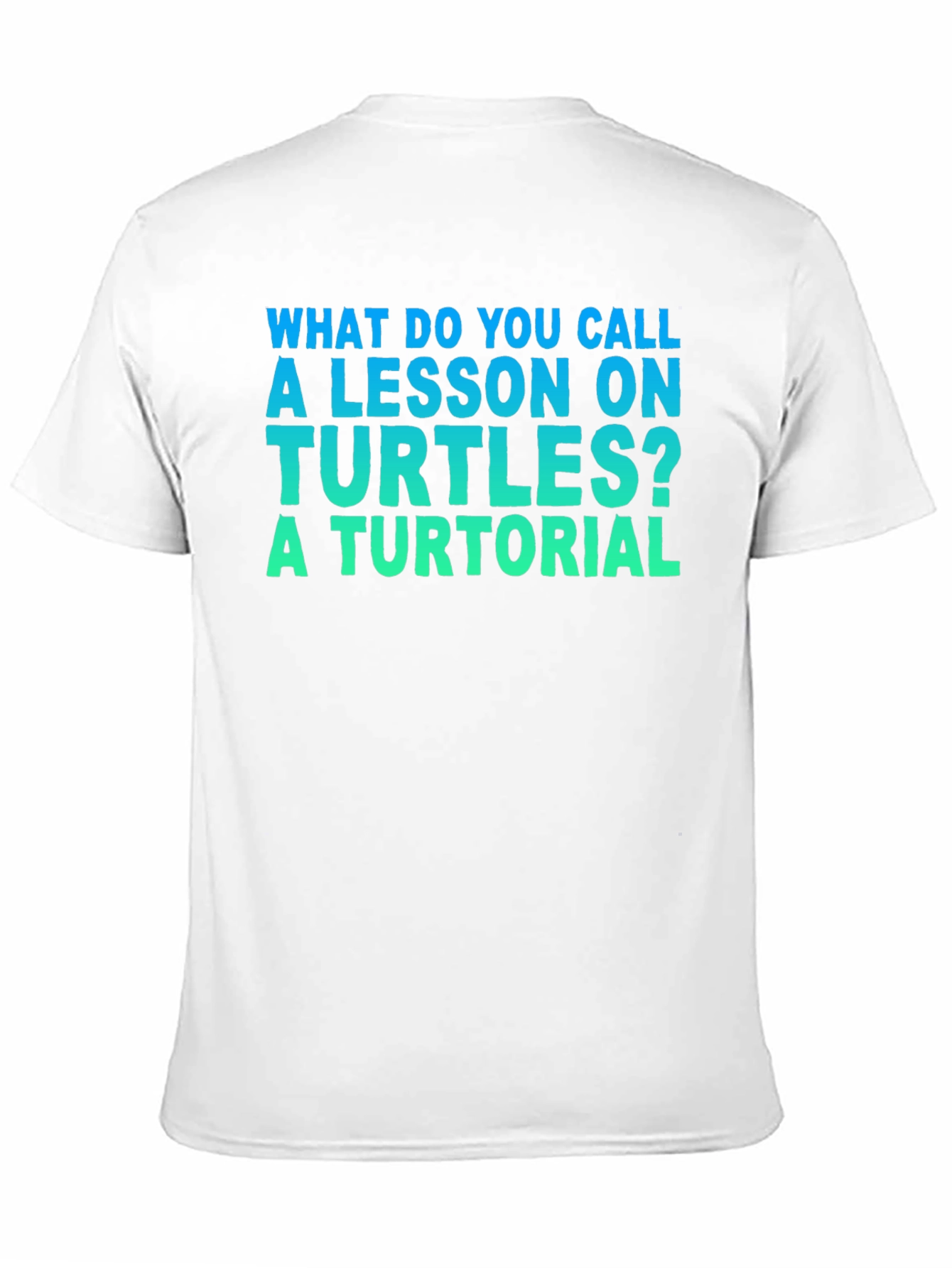 Turtle Lesson Pun T-Shirt - A Turtorial
