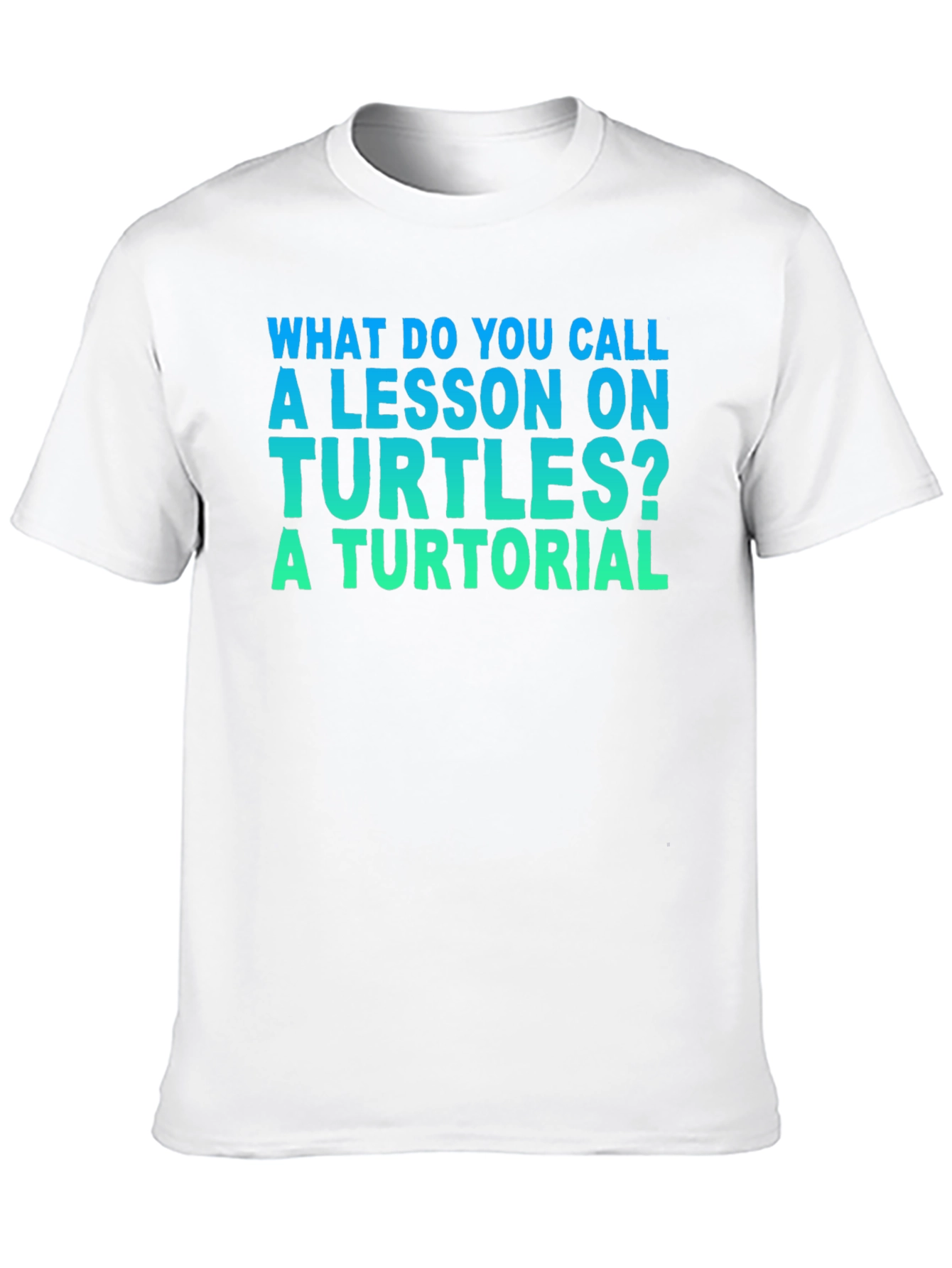 Turtle Lesson Pun T-Shirt - A Turtorial