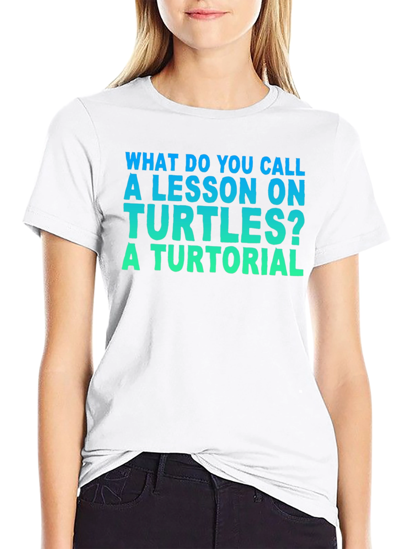 Turtle Lesson Pun T-Shirt - A Turtorial