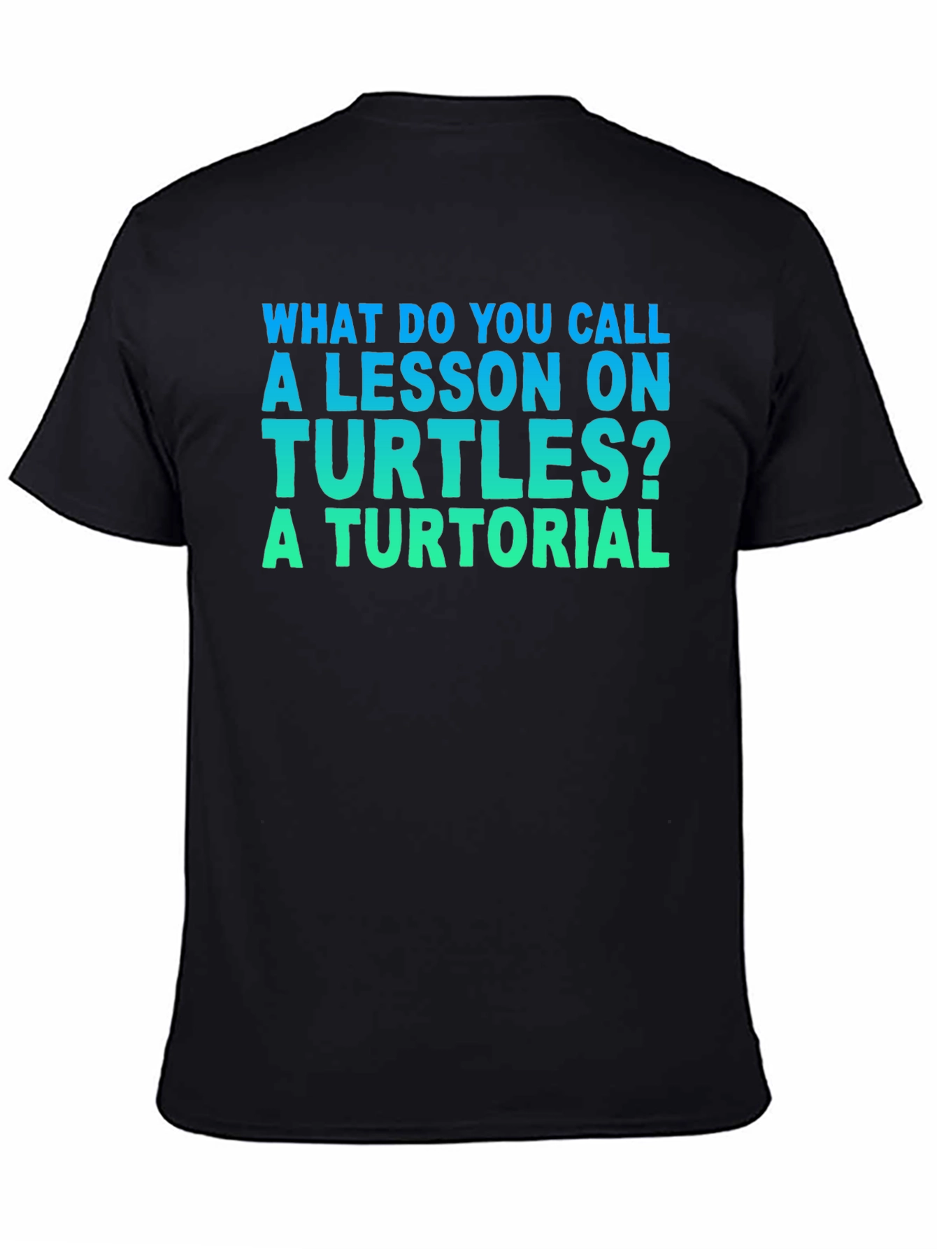 Turtle Lesson Pun T-Shirt - A Turtorial