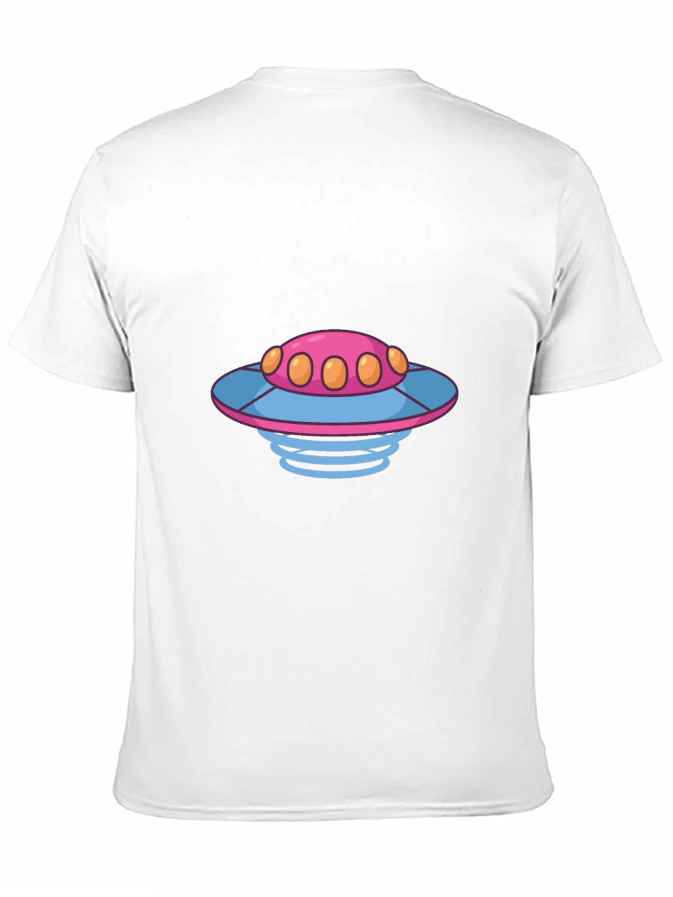 UFO Graphic Tee - Black Cotton T-Shirt