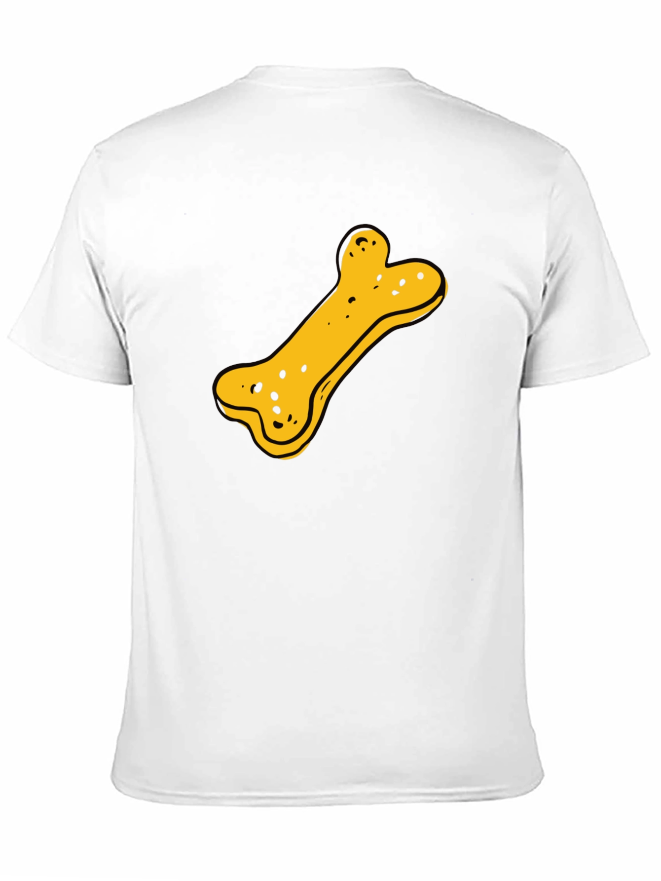 Dog Bone Graphic T-Shirt - Black