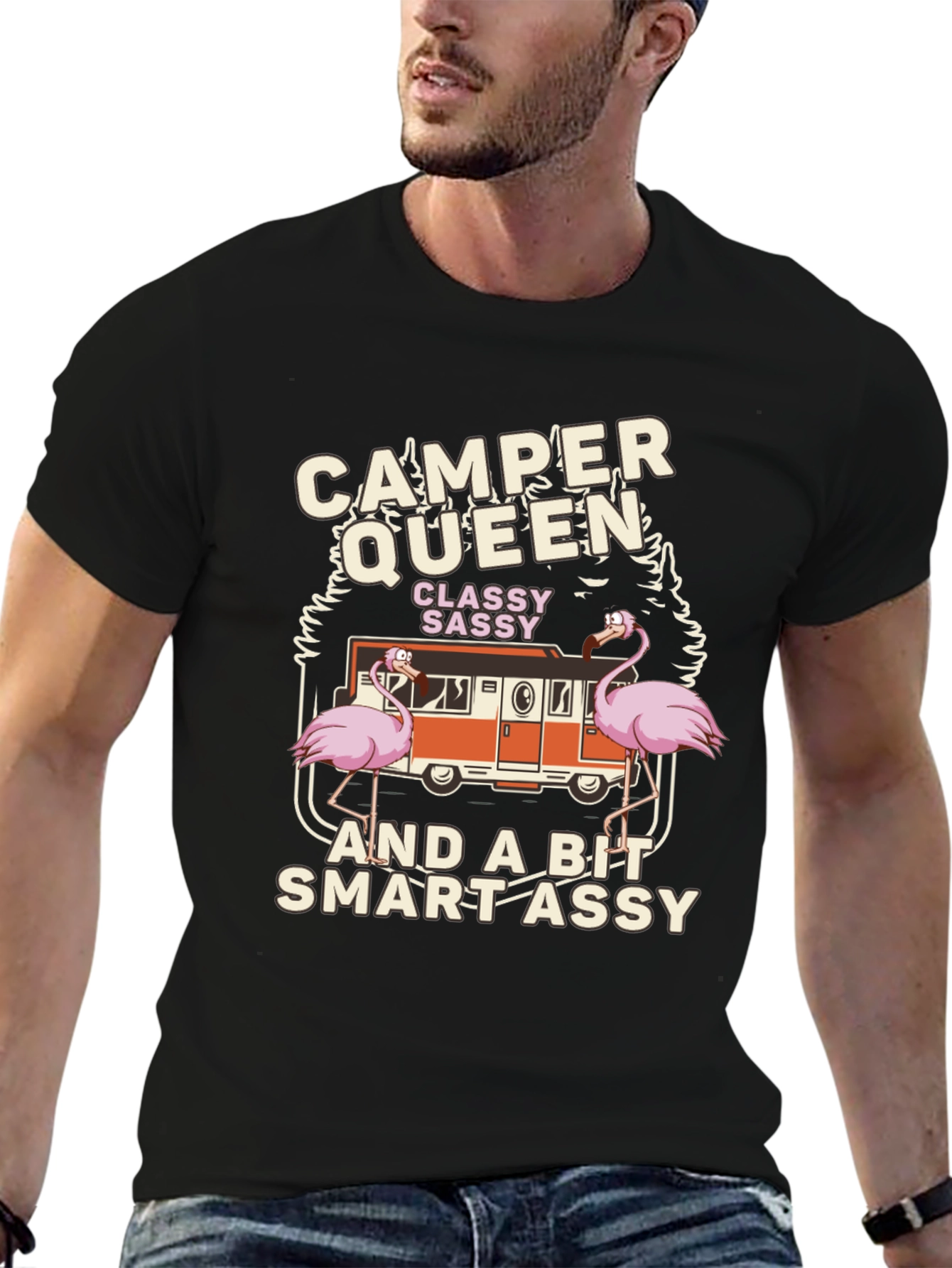 Camper Queen T-Shirt: Classy Sassy and Smart Assy