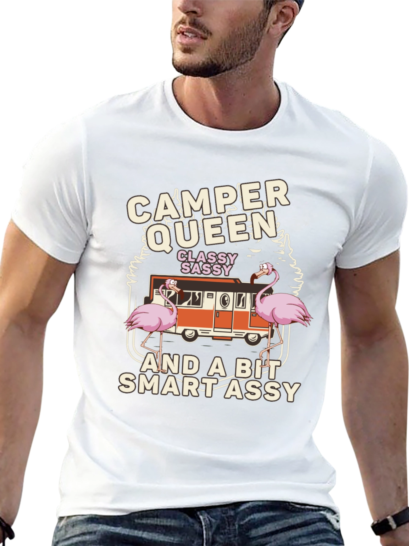 Camper Queen T-Shirt: Classy Sassy and Smart Assy
