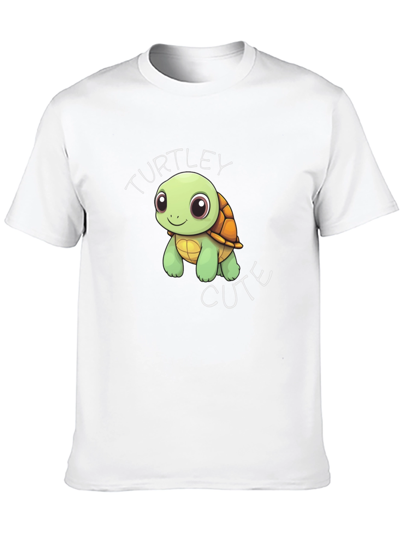 Turtley Cute Graphic T-Shirt - Black
