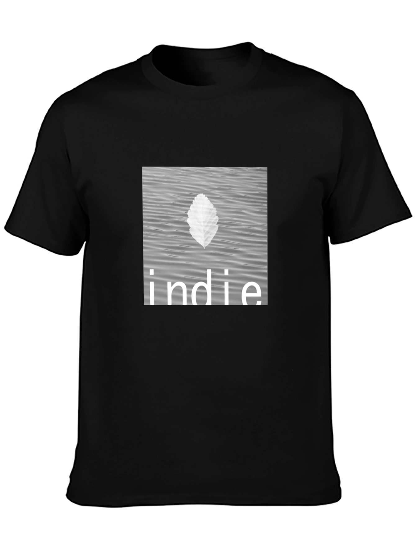 Indie Vibes Black Graphic Tee