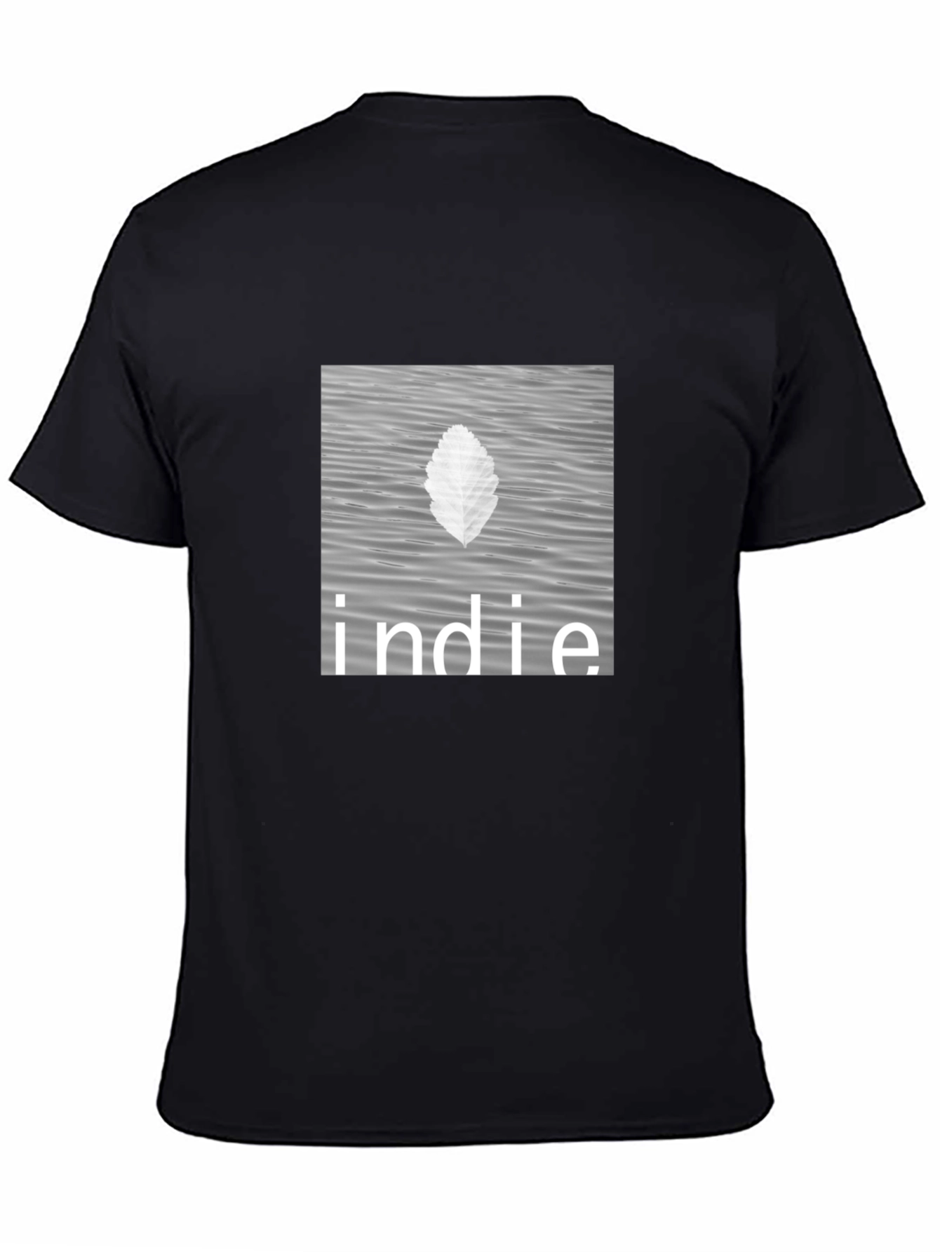 Indie Vibes Black Graphic Tee