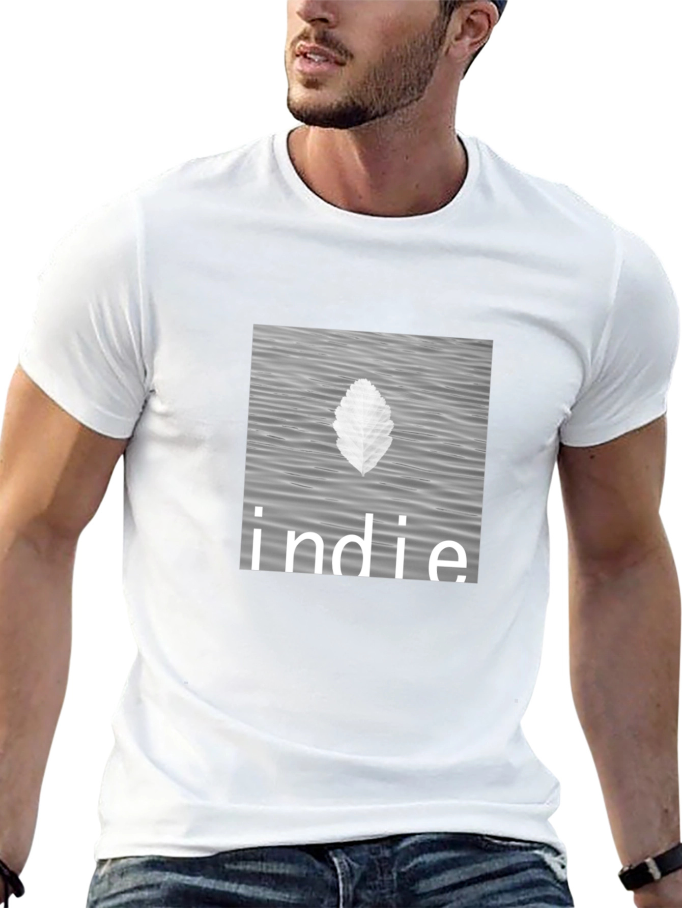 Indie Vibes Black Graphic Tee