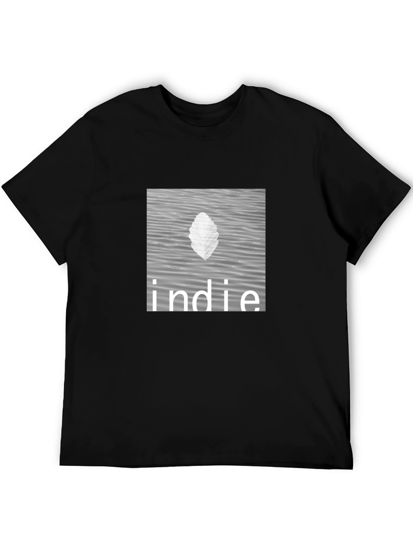 Indie Vibes Black Graphic Tee
