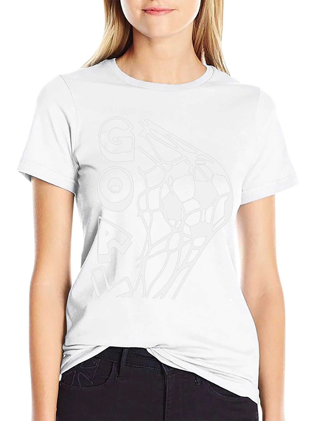 Goal Soccer T-Shirt - Black Graphic Tee
