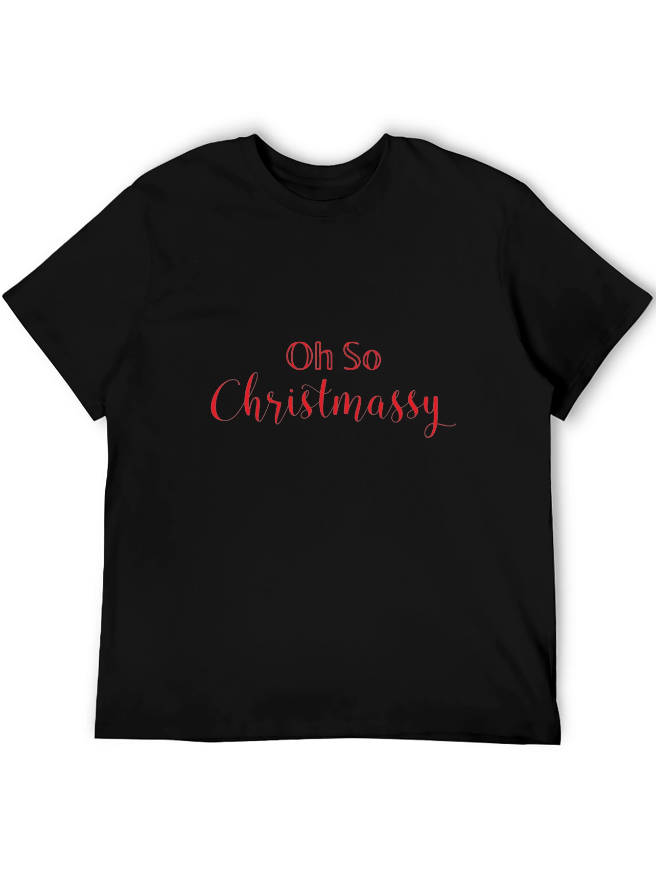 Oh So Christmassy Black T-Shirt