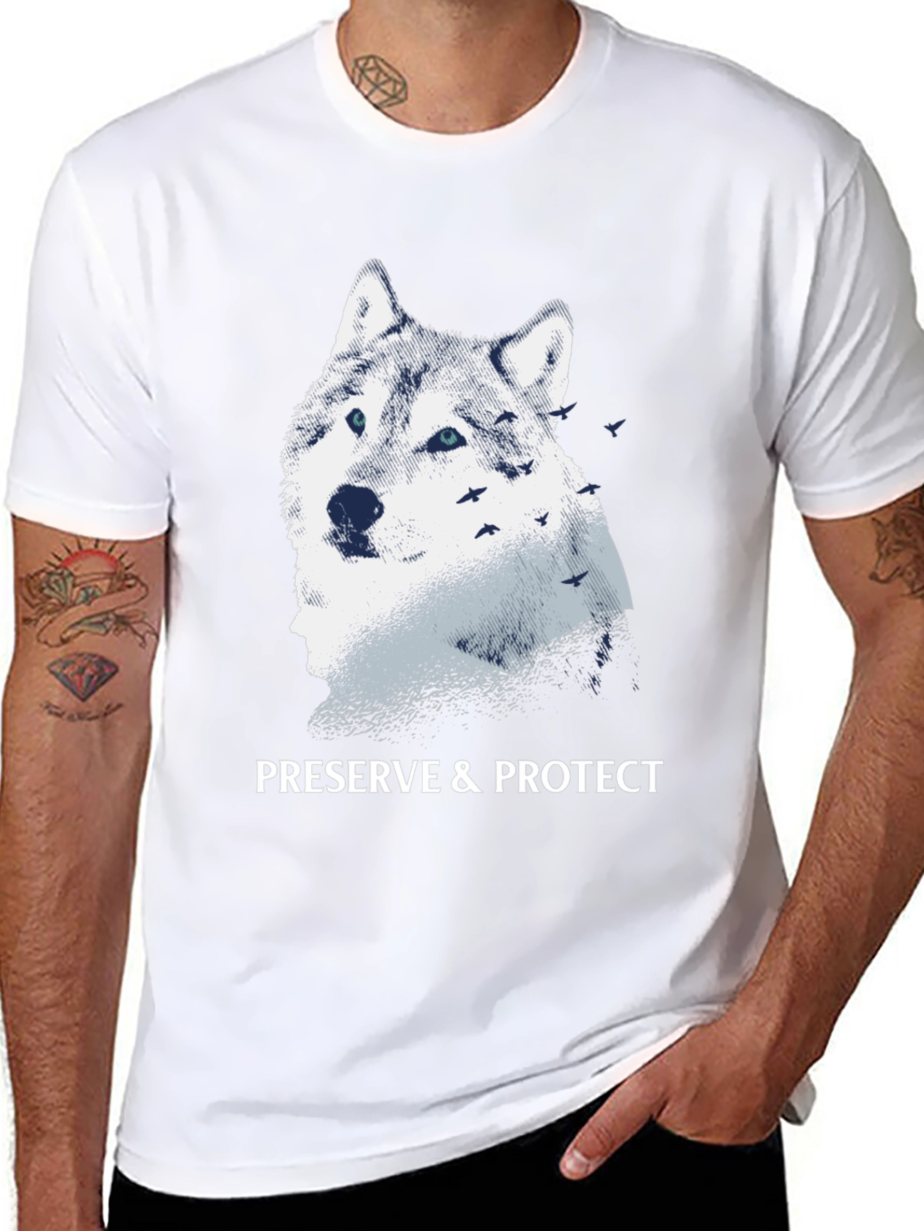 Wolf Preserve & Protect Graphic Tee
