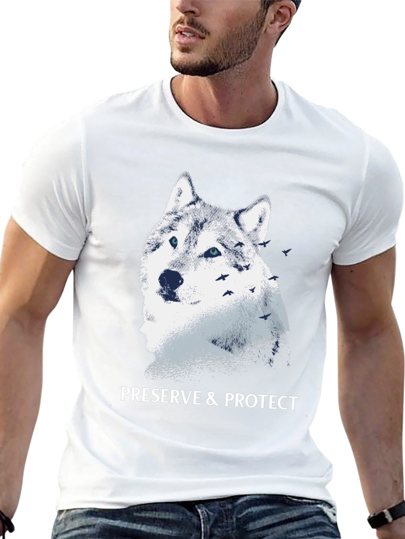 Wolf Preserve & Protect Graphic Tee