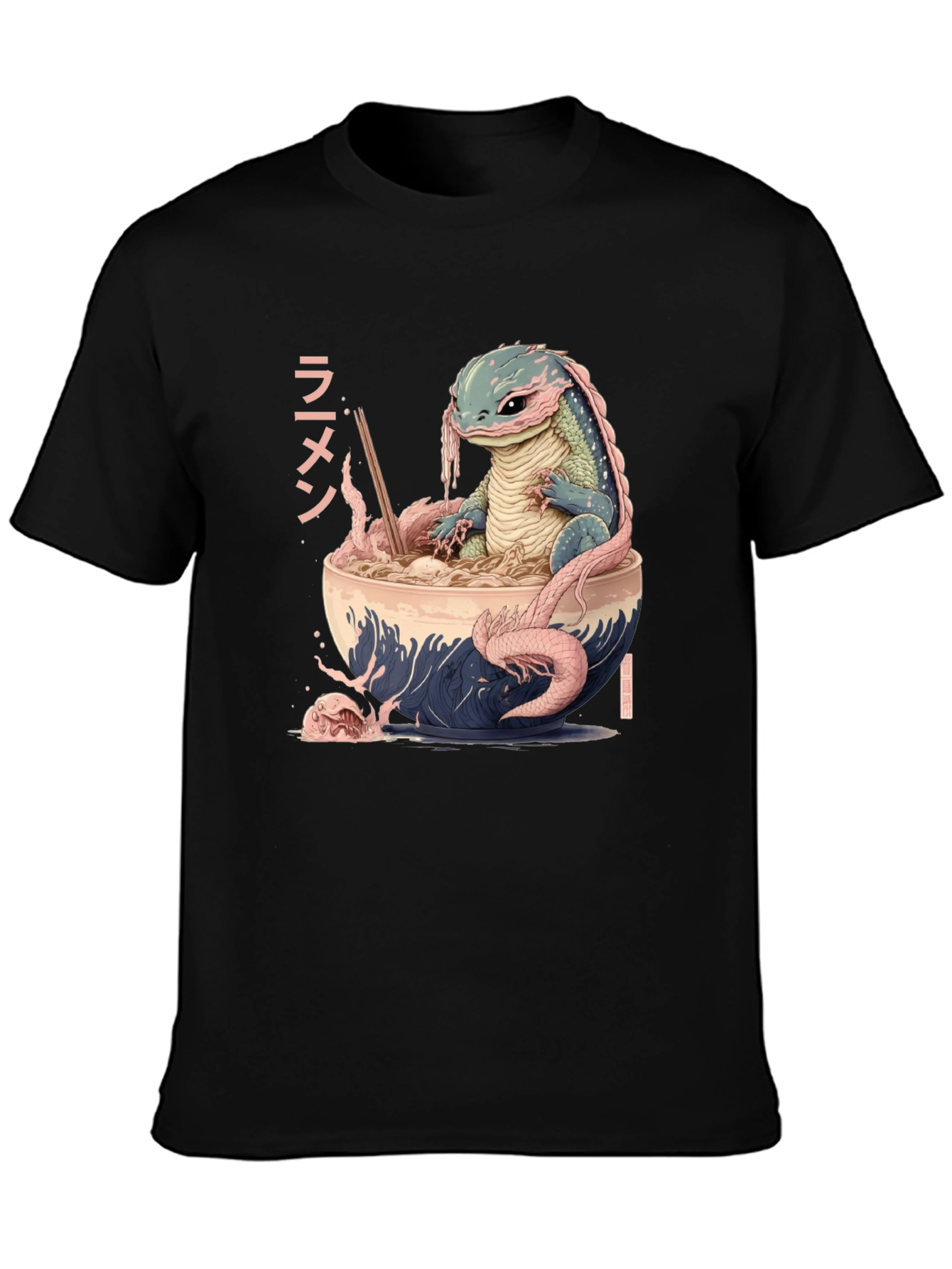 Axolotl Ramen T-Shirt - Unique Anime Design