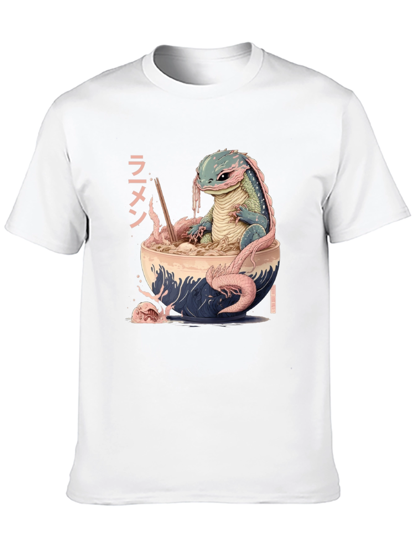Axolotl Ramen T-Shirt - Unique Anime Design