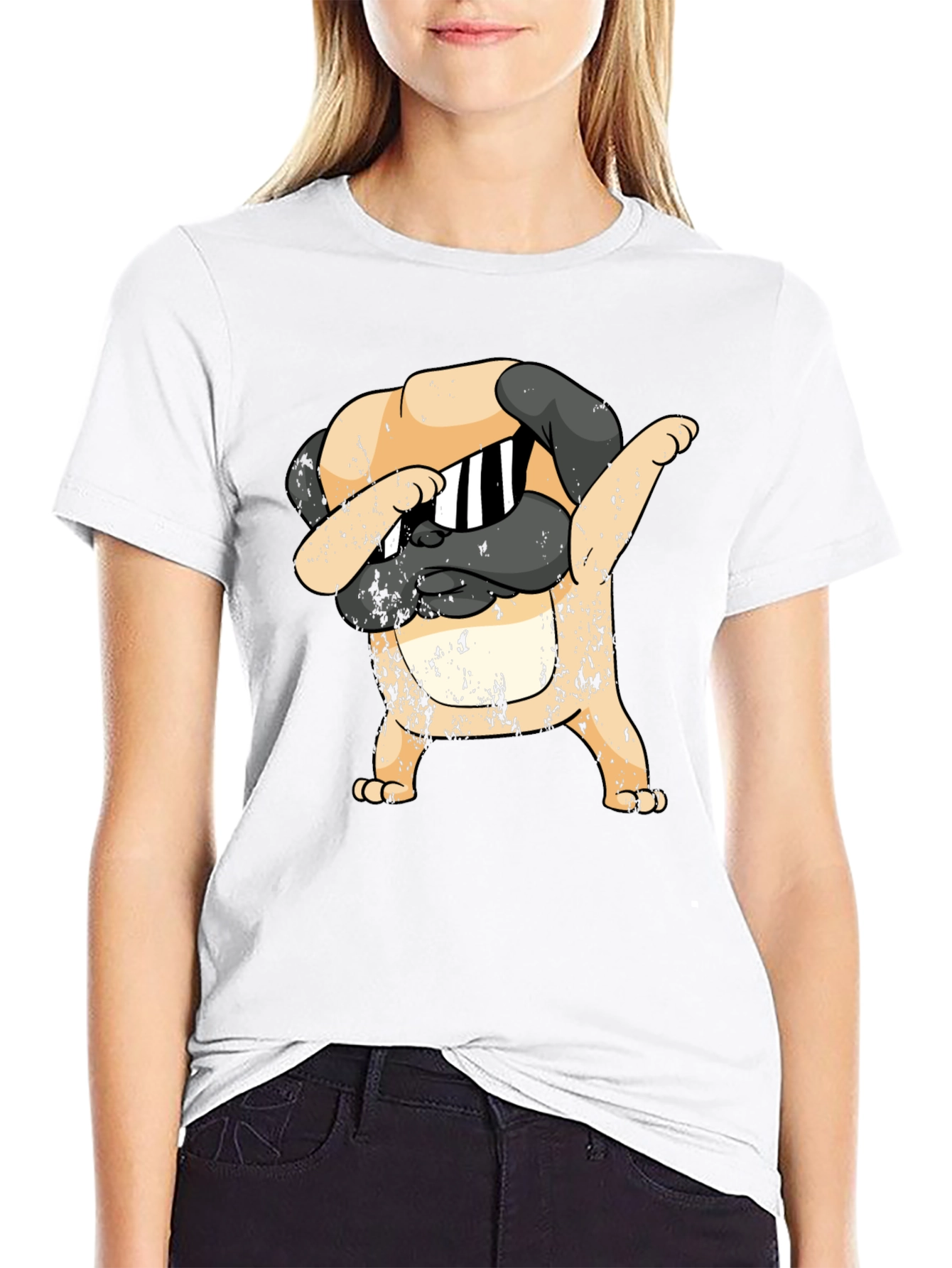 Funny Pug Dab Dance T-Shirt