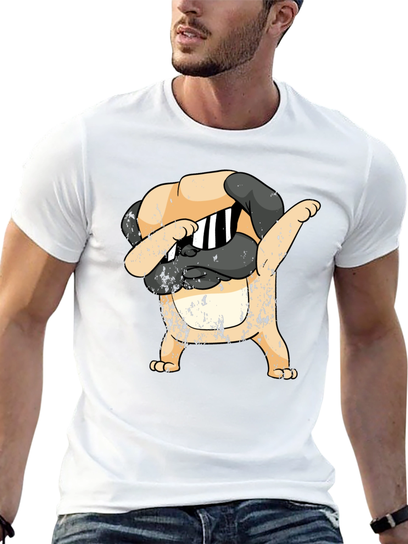 Funny Pug Dab Dance T-Shirt