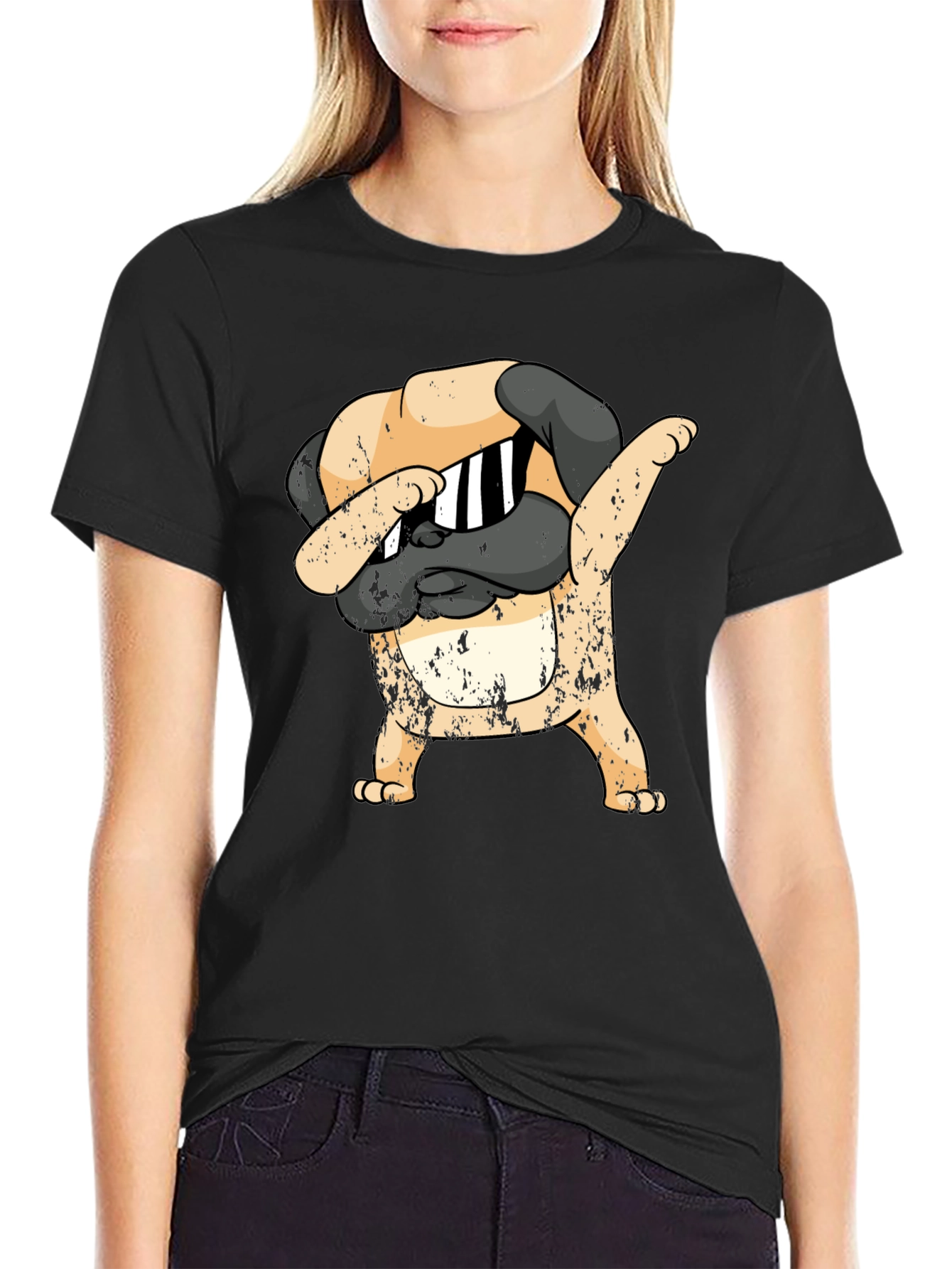 Funny Pug Dab Dance T-Shirt