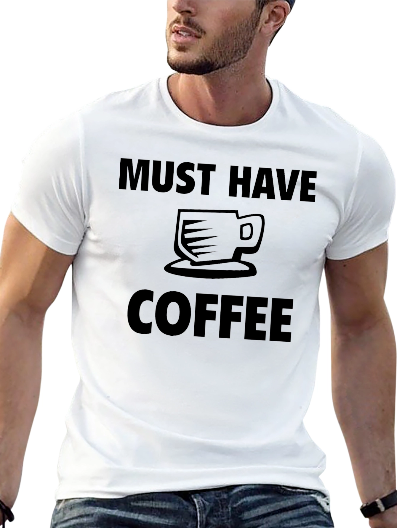 Must Have Coffee Graphic Tee - Black