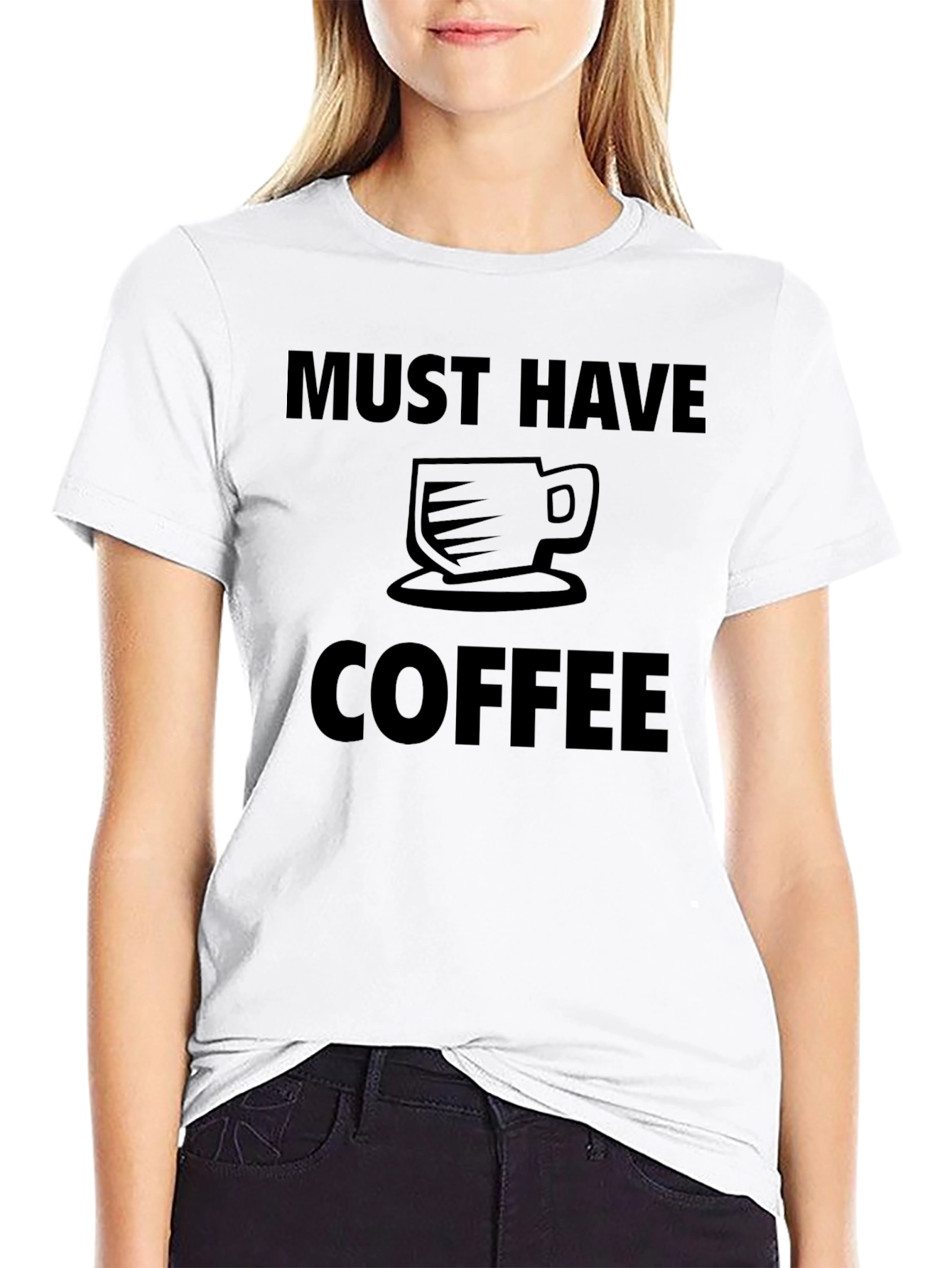 Must Have Coffee Graphic Tee - Black