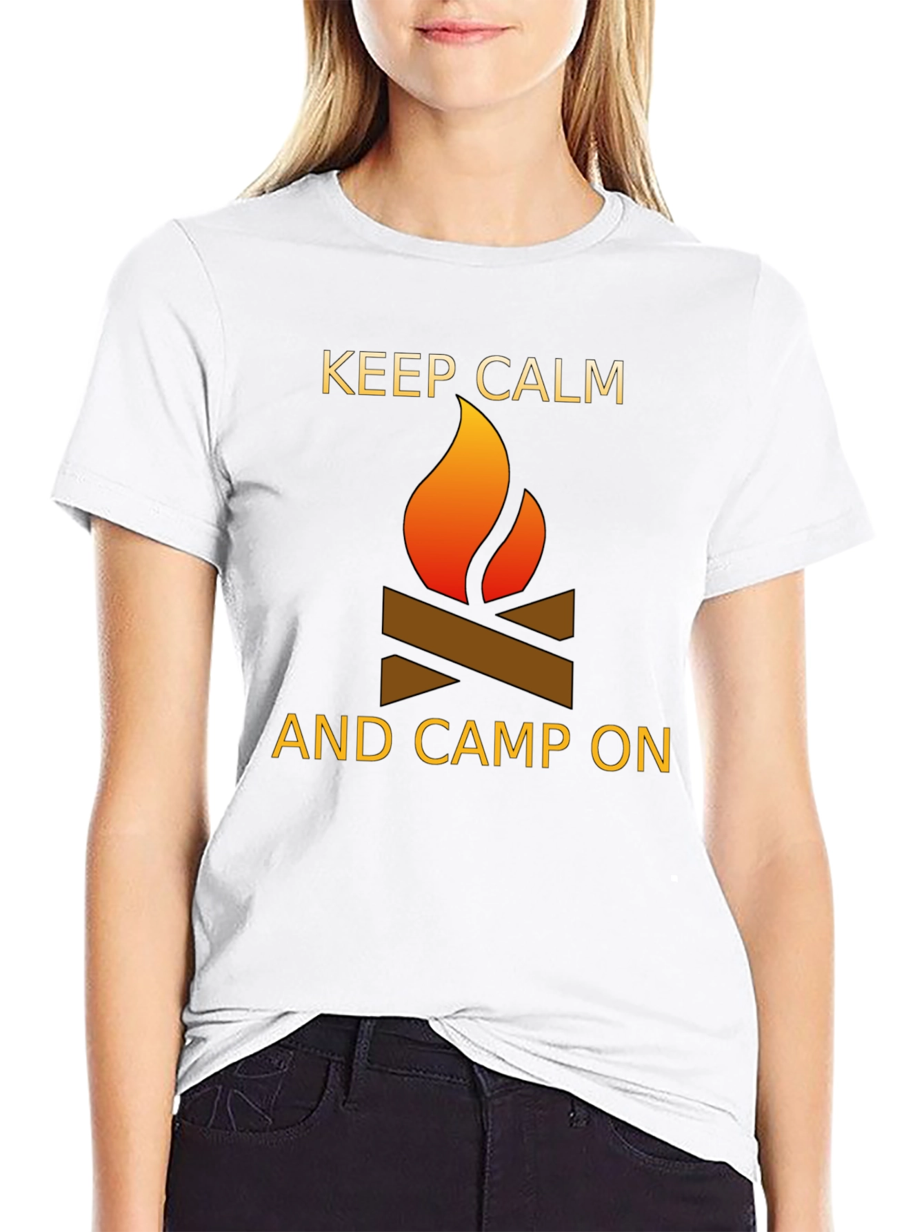 Keep Calm & Camp On T-Shirt
