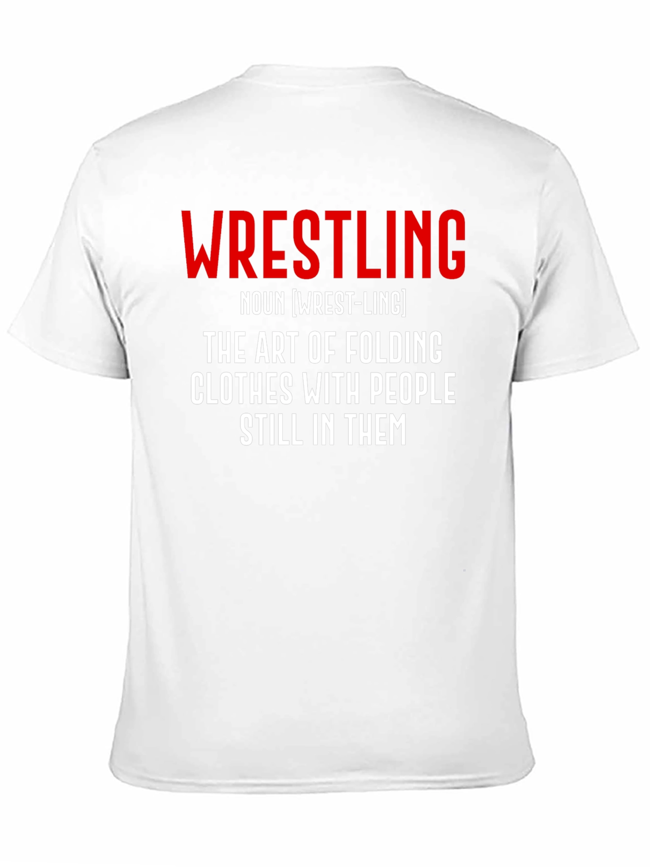 Wrestling Definition Black T-Shirt