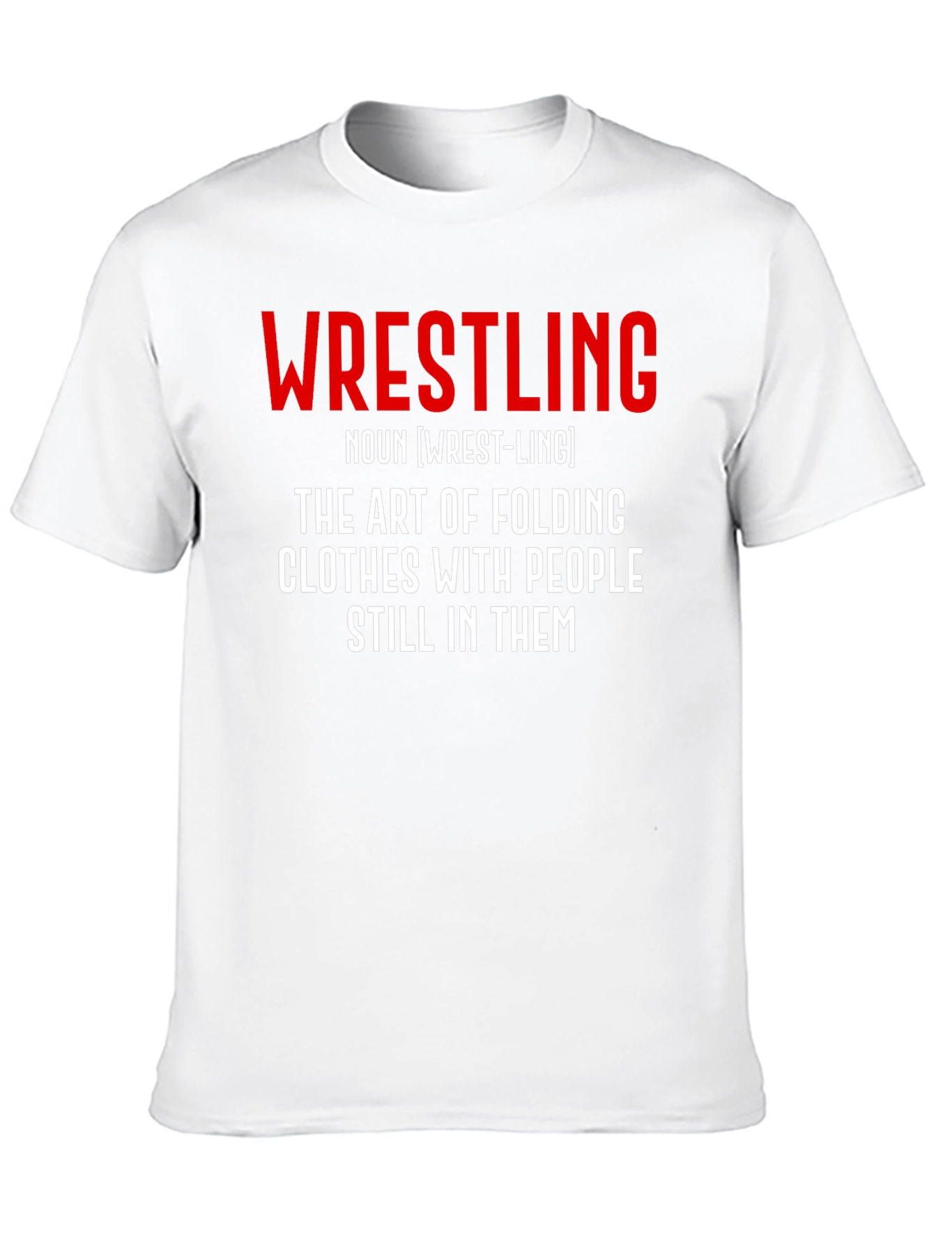 Wrestling Definition Black T-Shirt