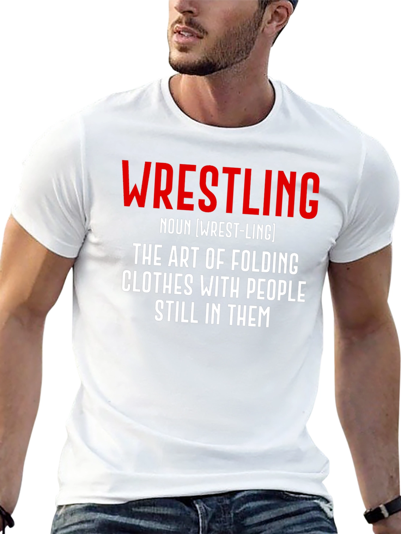 Wrestling Definition Black T-Shirt