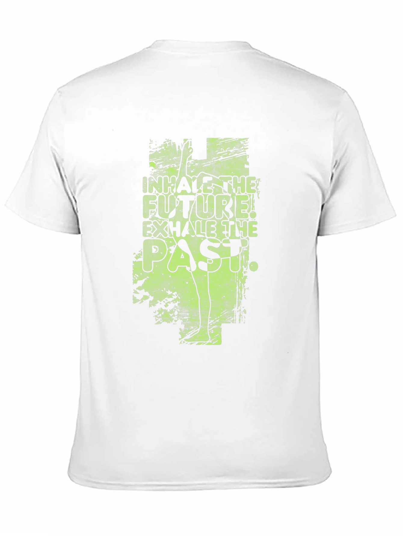 Inhale the Future Yoga Graphic Black T-Shirt