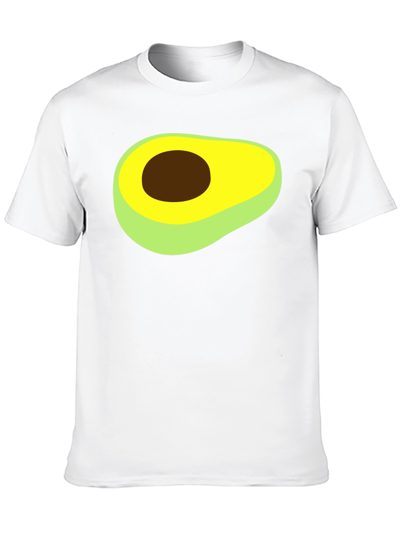Avocado Graphic Tee - Black Cotton Comfort