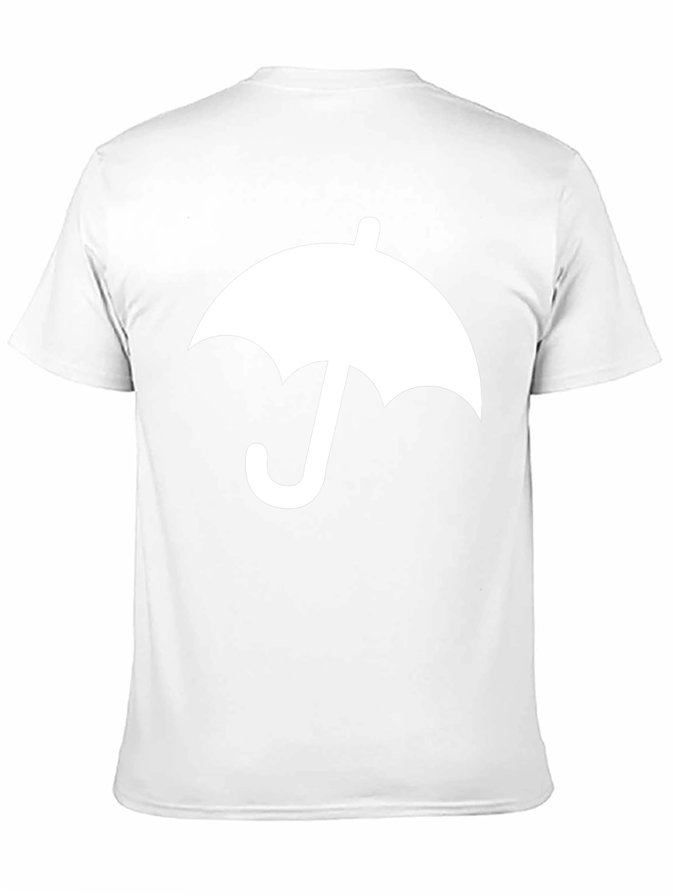 Umbrella Graphic Tee - Classic Black Cotton T-Shirt